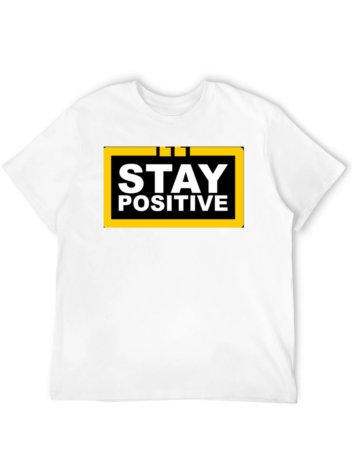 Stay Positive Graphic T-Shirt - Black
