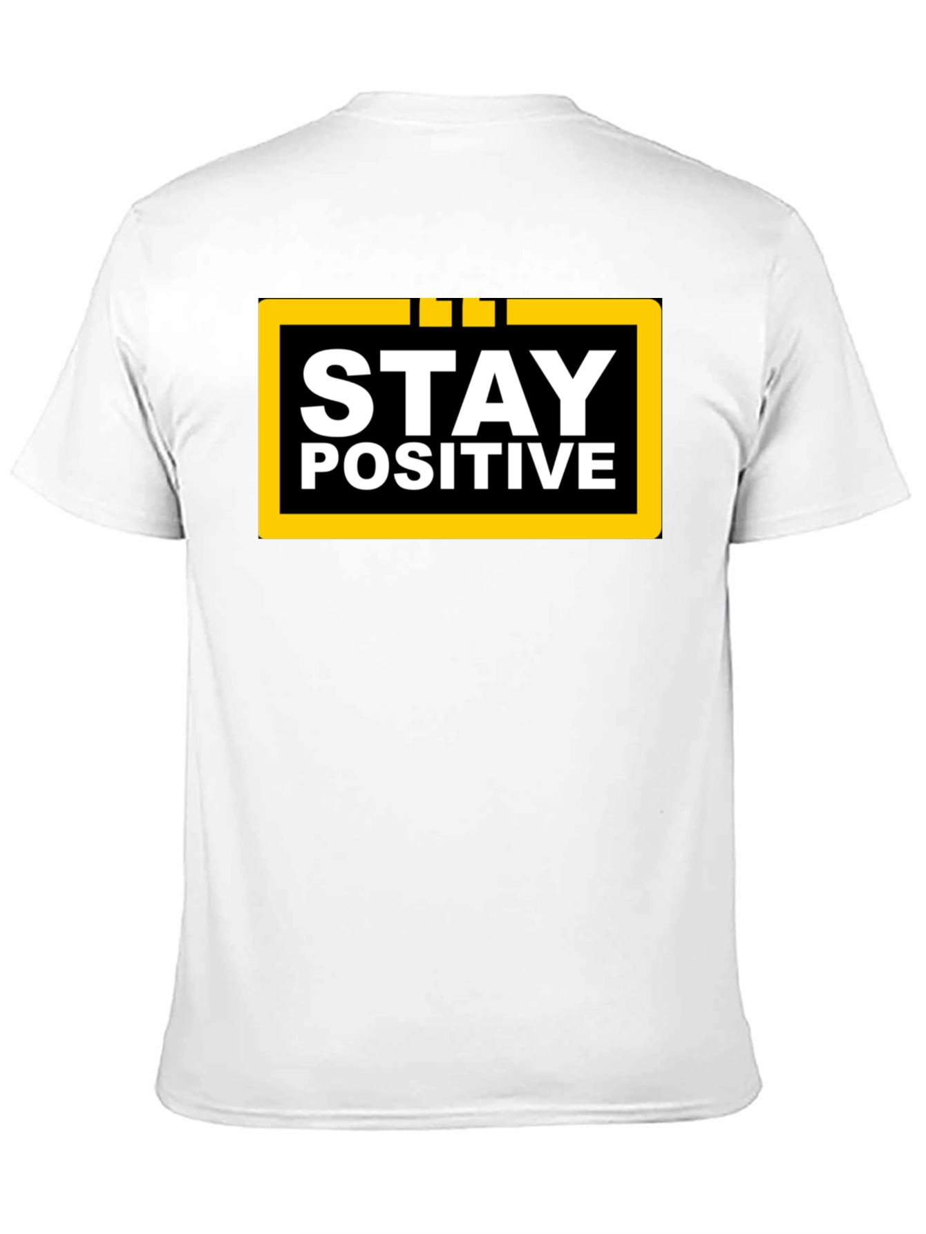 Stay Positive Graphic T-Shirt - Black