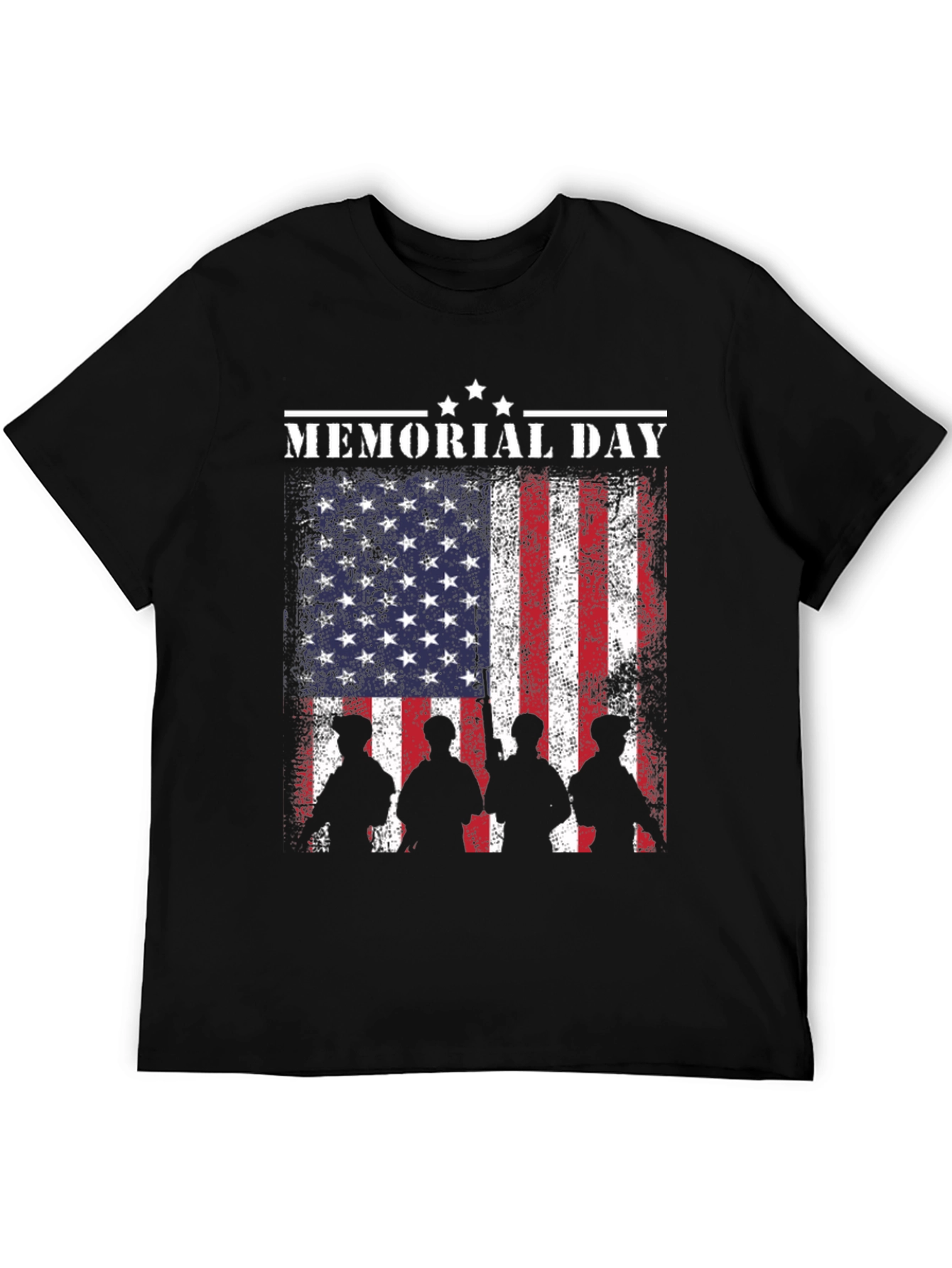 Memorial Day Flag Graphic T-Shirt