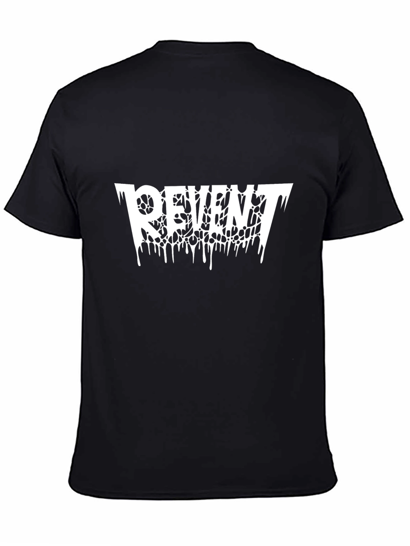 Black Graphic T-Shirt - REVENT Design
