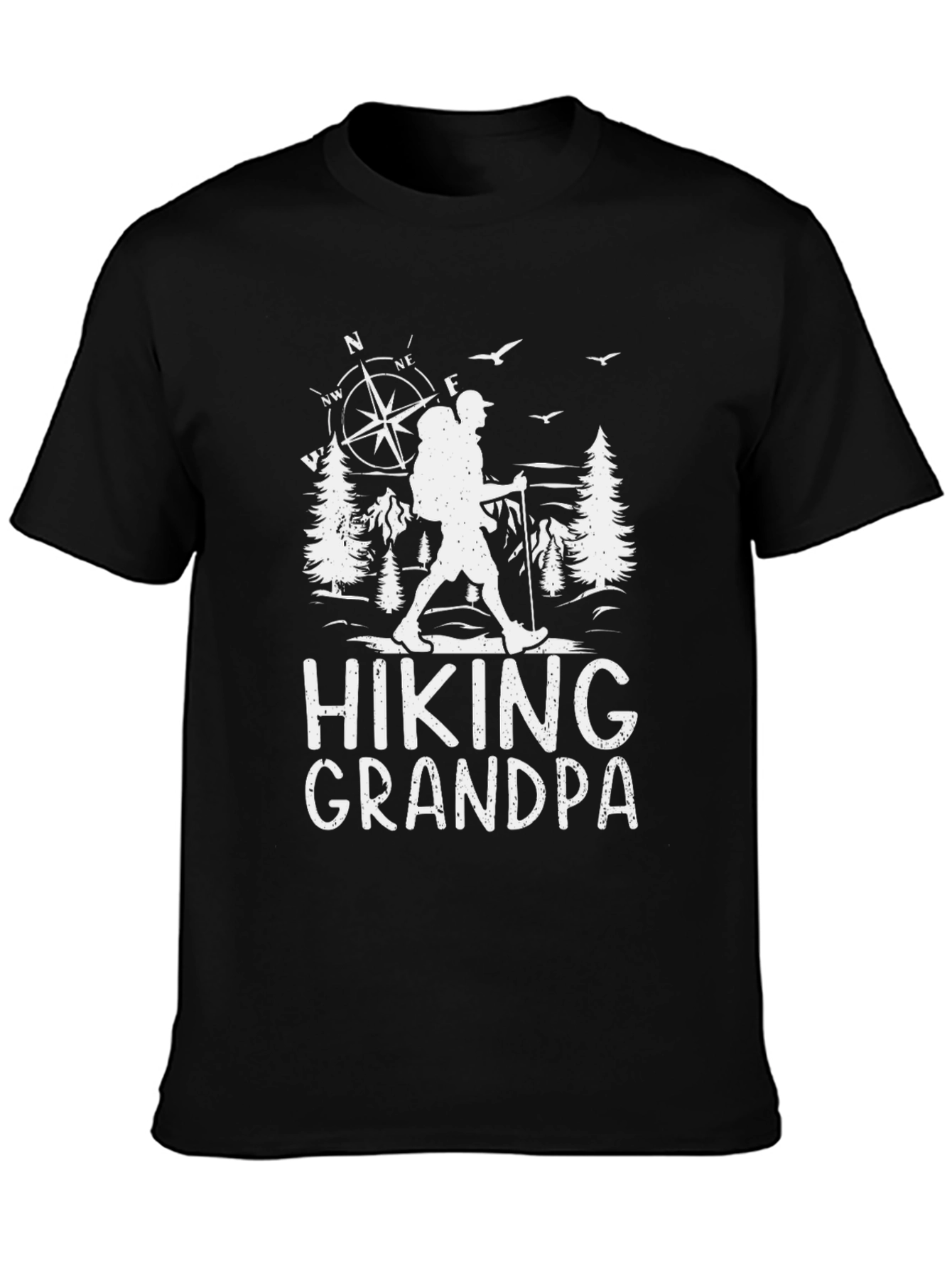 Hiking Grandpa T-Shirt - Adventure Awaits!