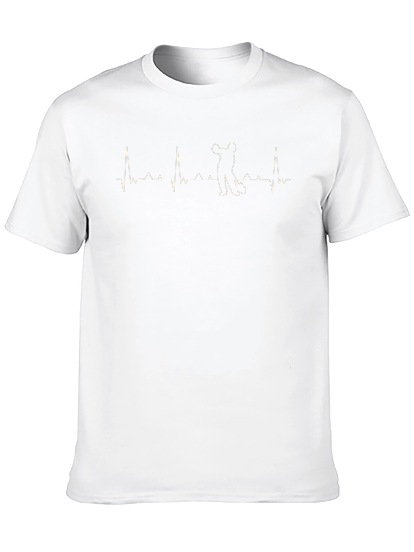 Bowling Heartbeat T-Shirt - Black