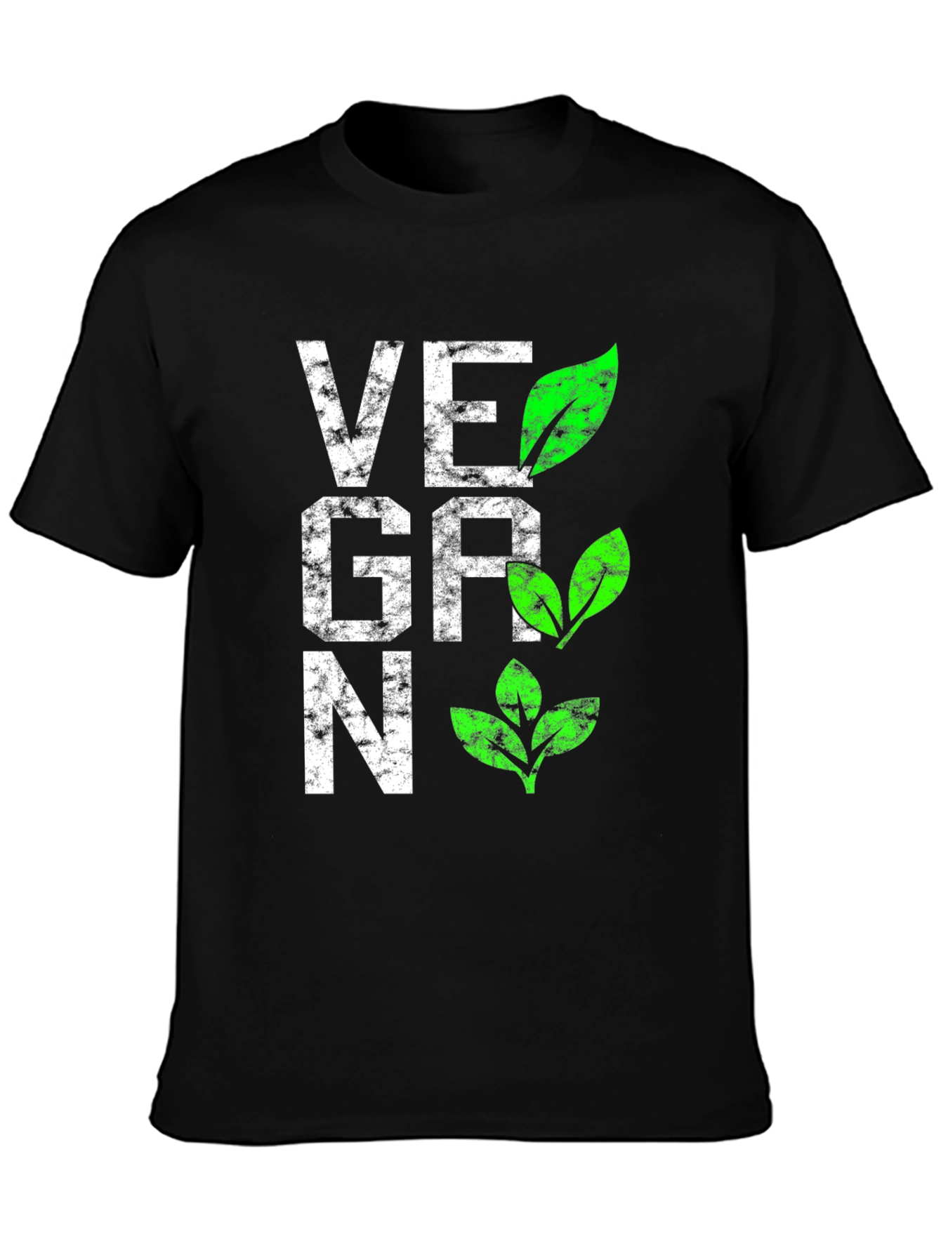 Vegan Leaf Graphic T-Shirt