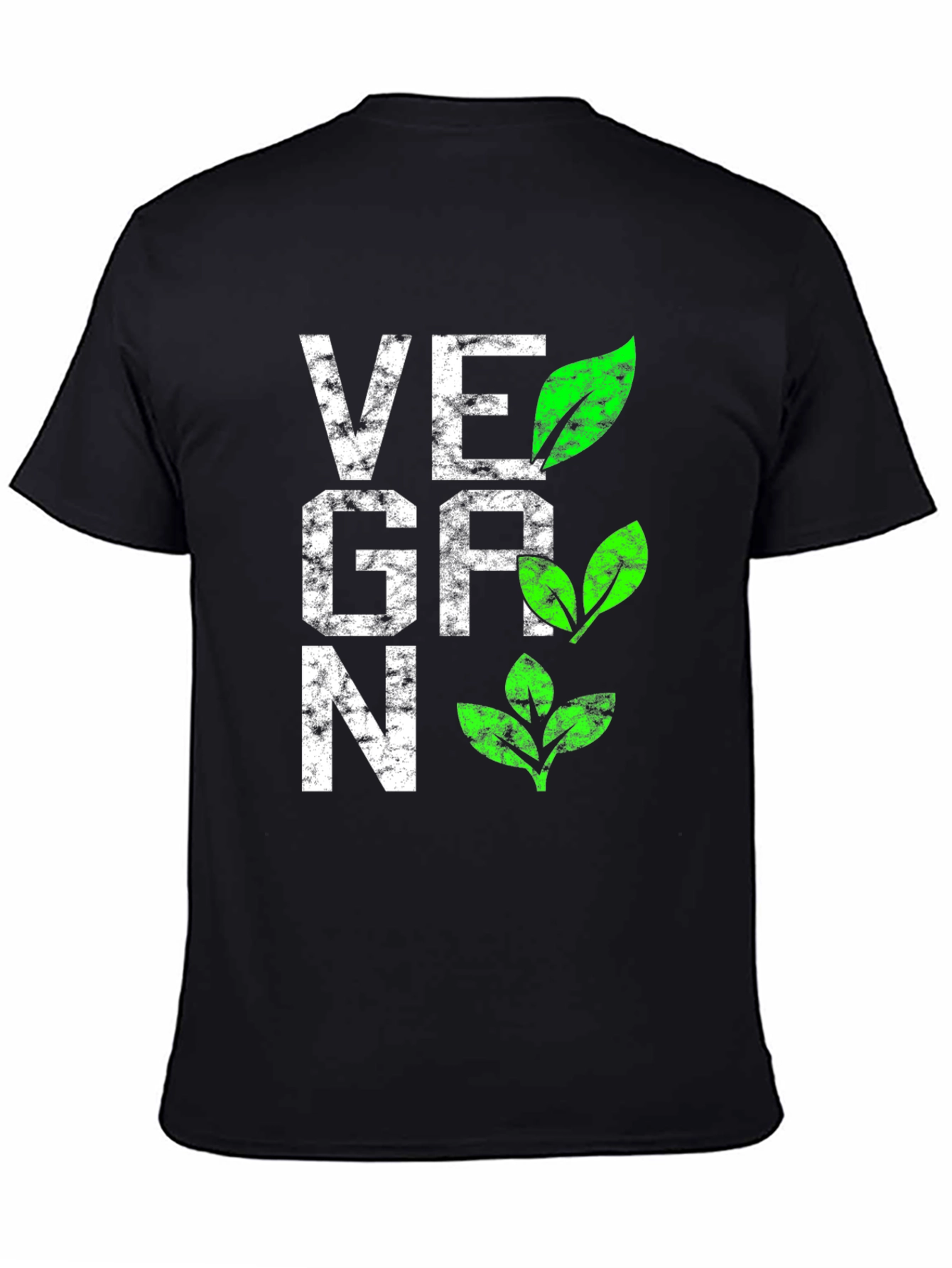 Vegan Leaf Graphic T-Shirt