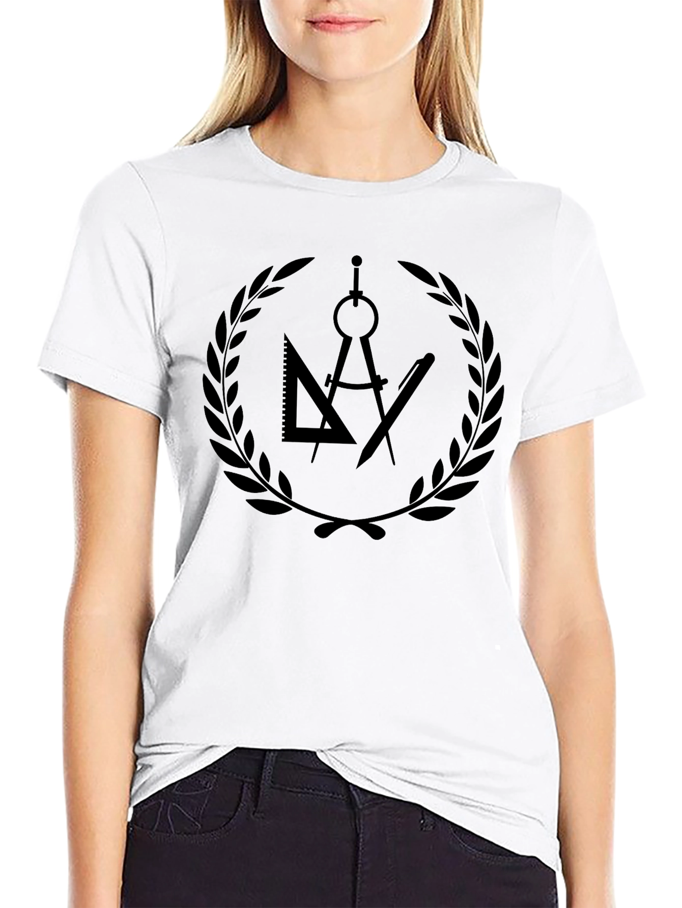 Architect Drafting T-Shirt - Black Graphic Tee