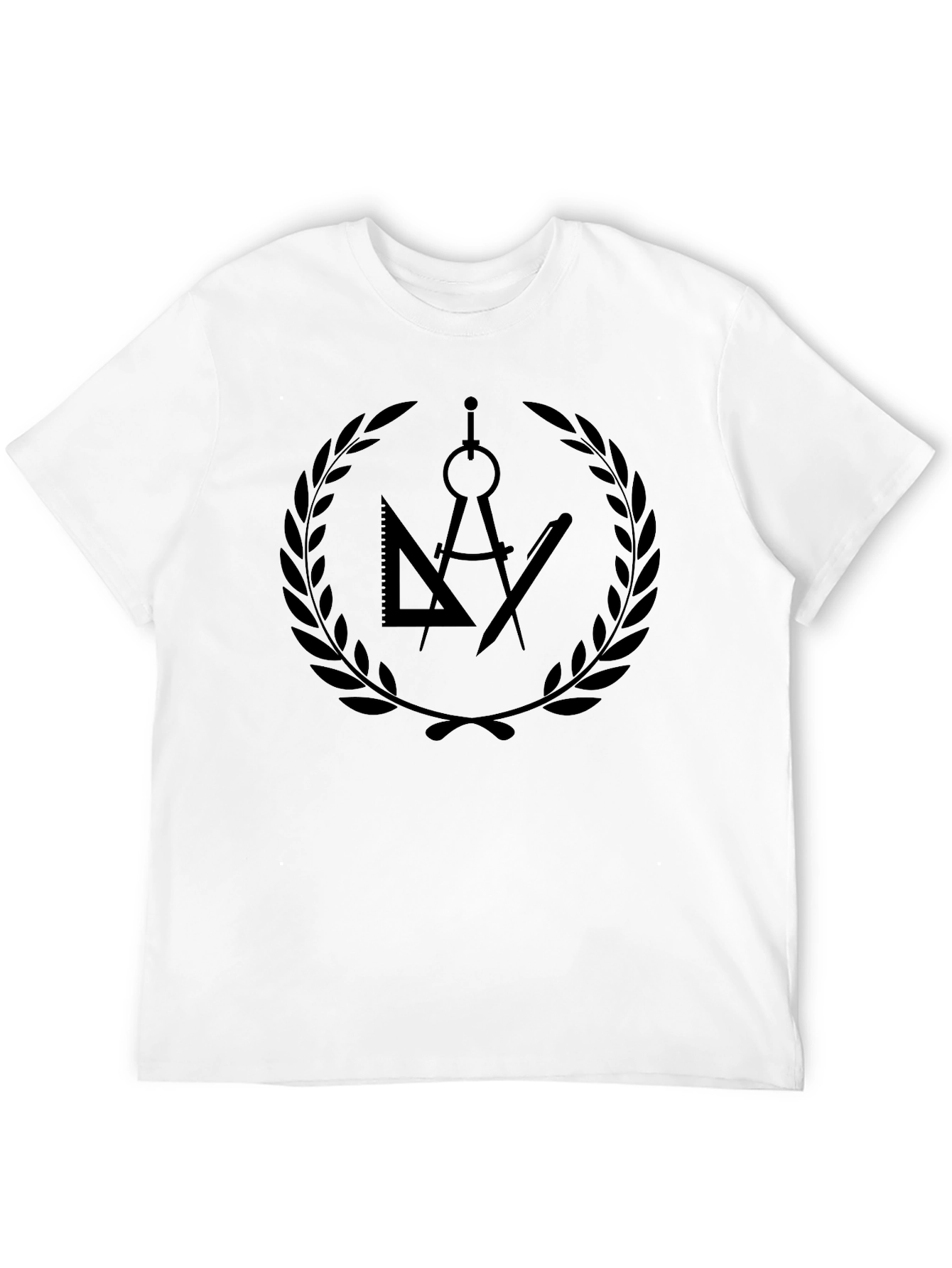 Architect Drafting T-Shirt - Black Graphic Tee