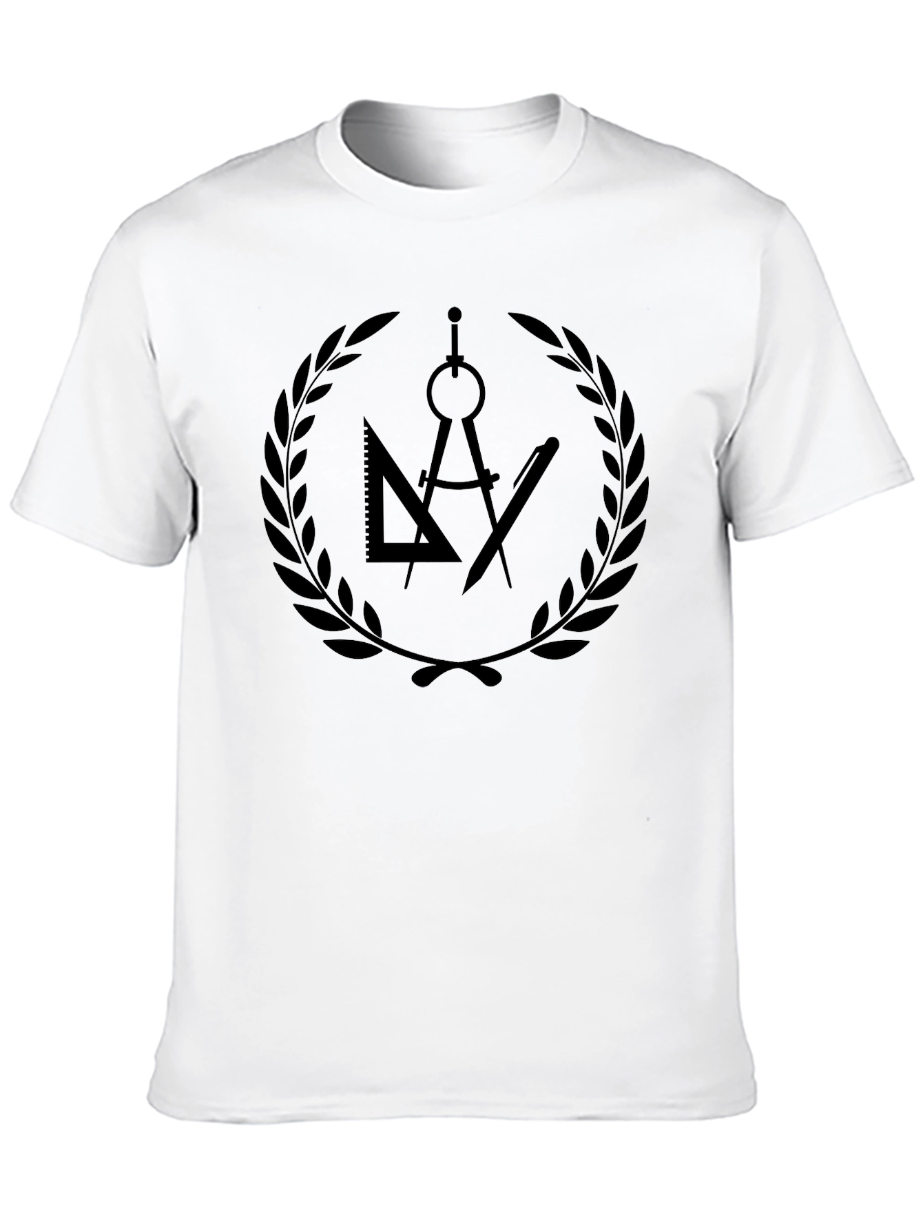 Architect Drafting T-Shirt - Black Graphic Tee