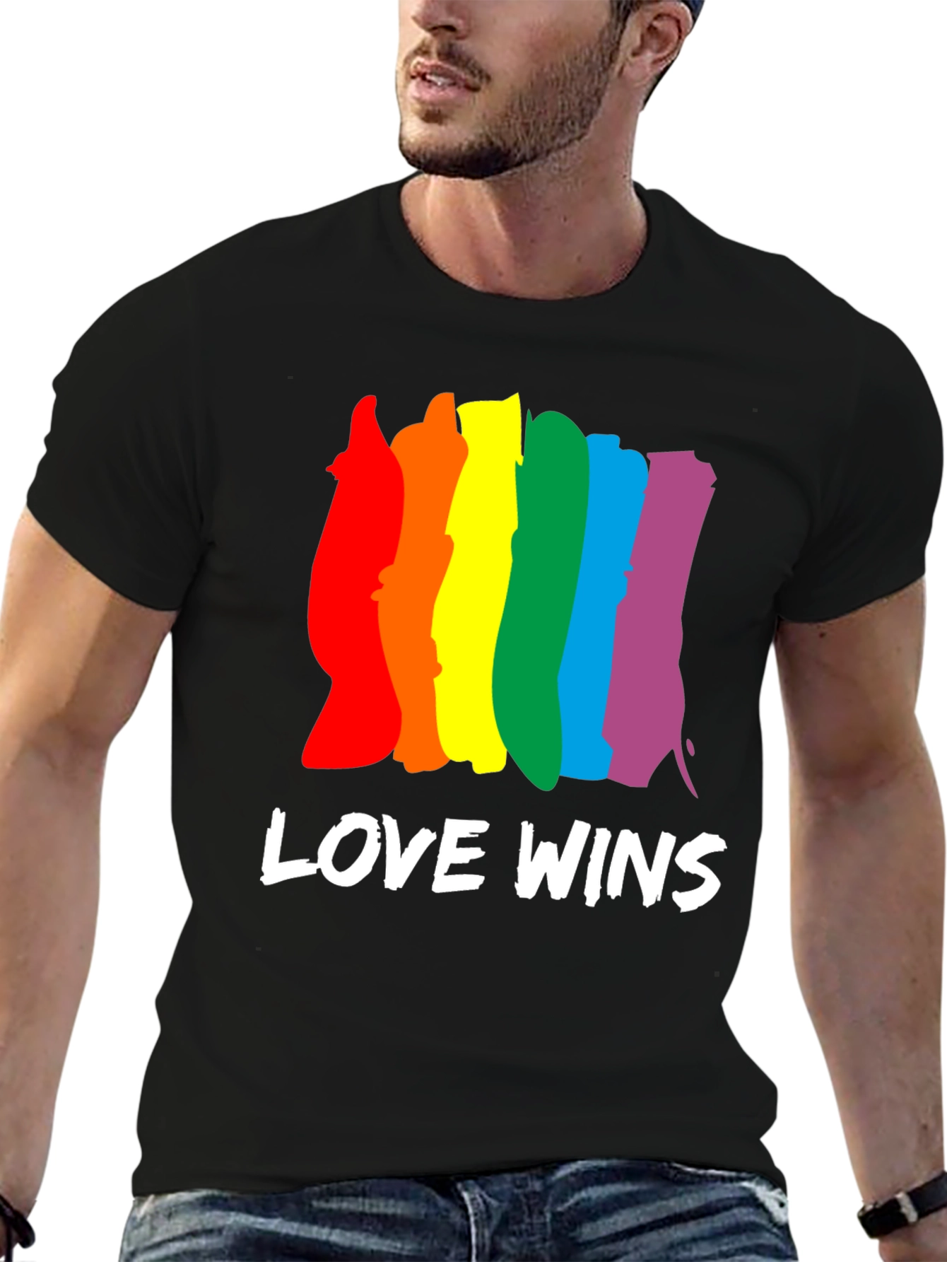 Love Wins Rainbow Pride T-Shirt