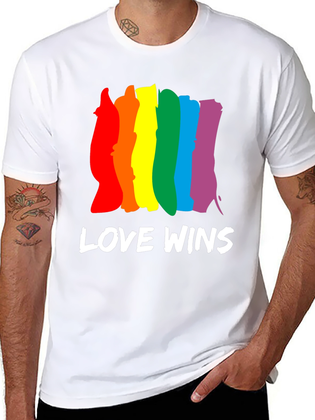 Love Wins Rainbow Pride T-Shirt