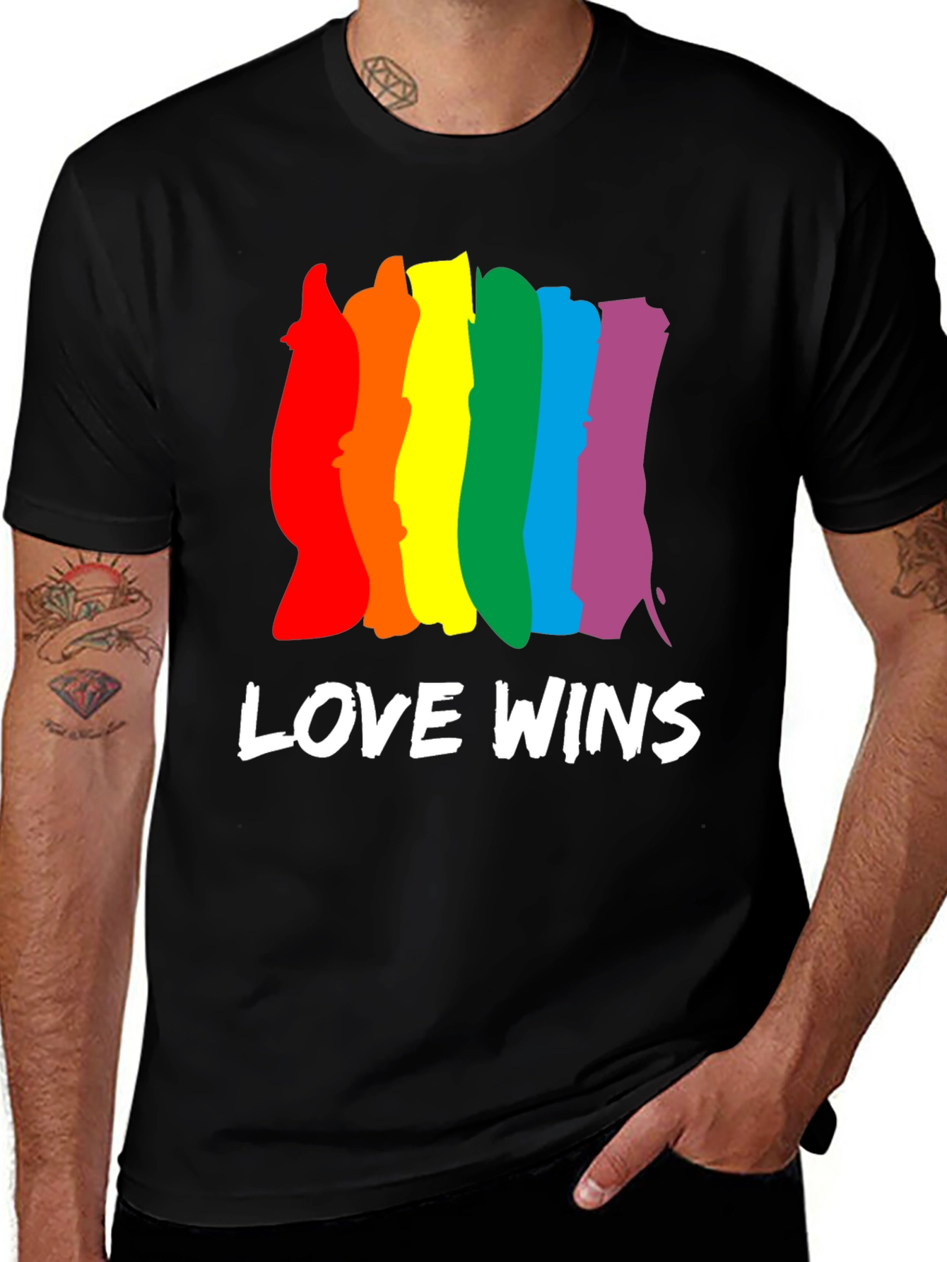 Love Wins Rainbow Pride T-Shirt