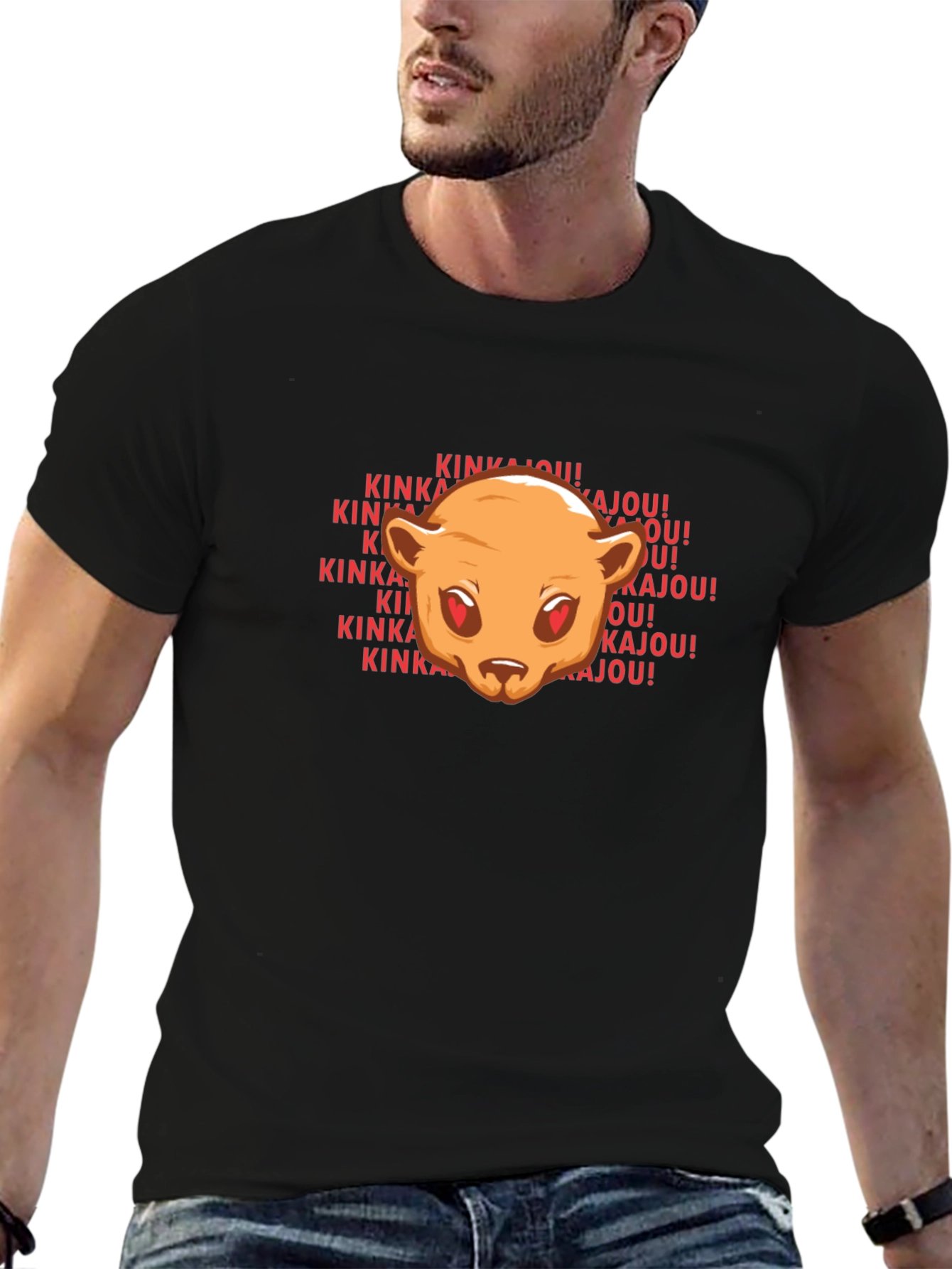 Kinkajou Graphic T-Shirt - Quirky Animal Tee