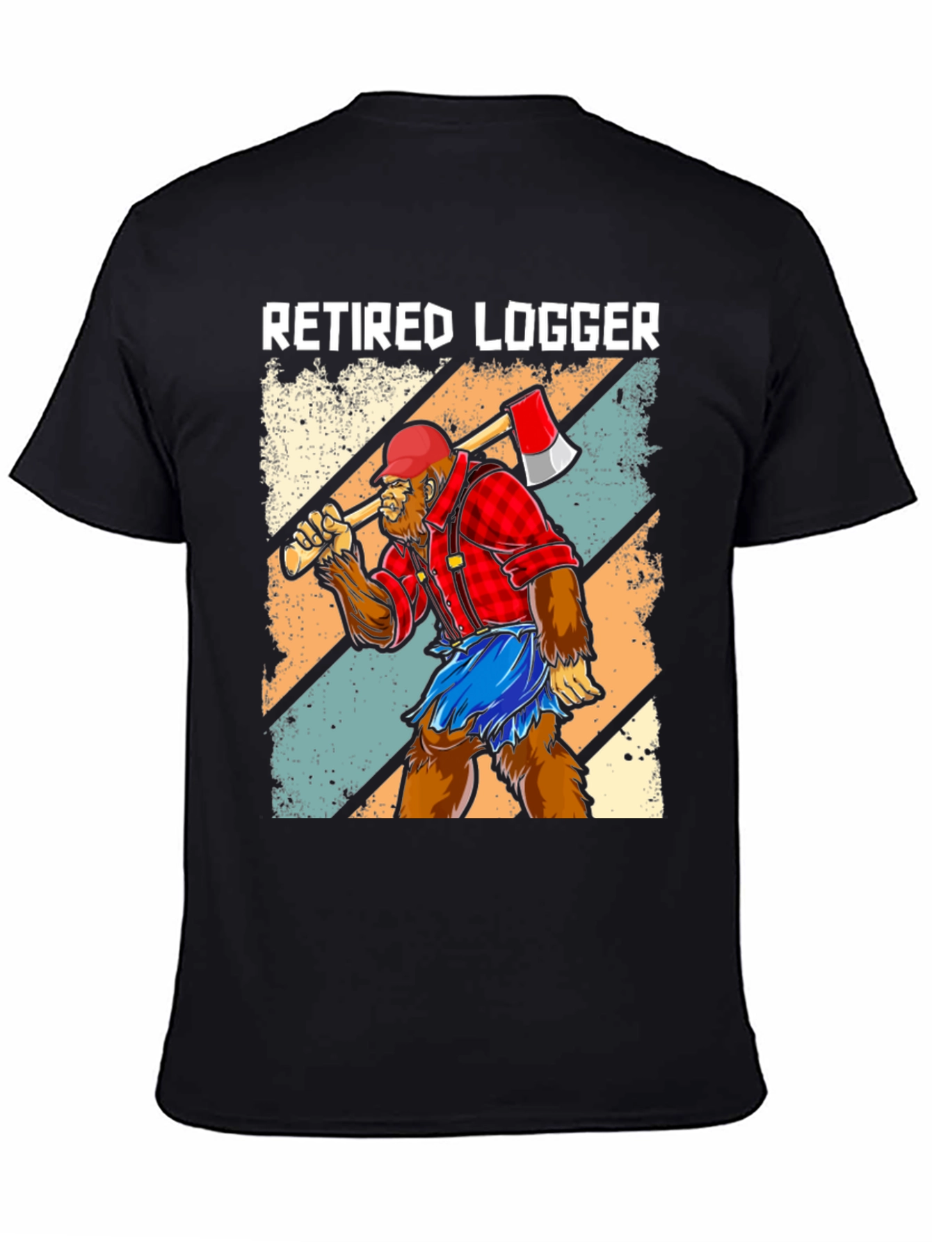 Retired Logger Bigfoot Graphic Tee