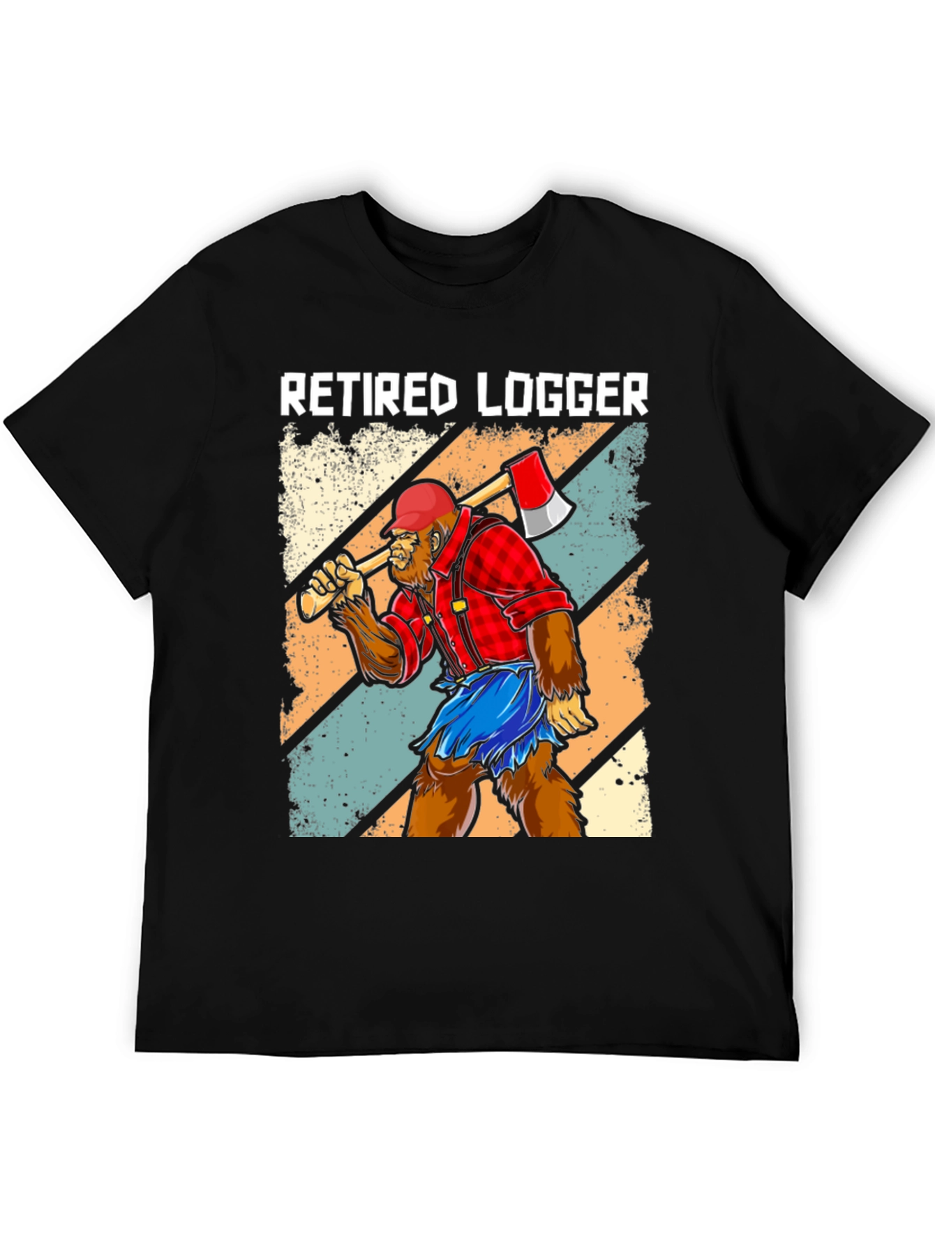 Retired Logger Bigfoot Graphic Tee