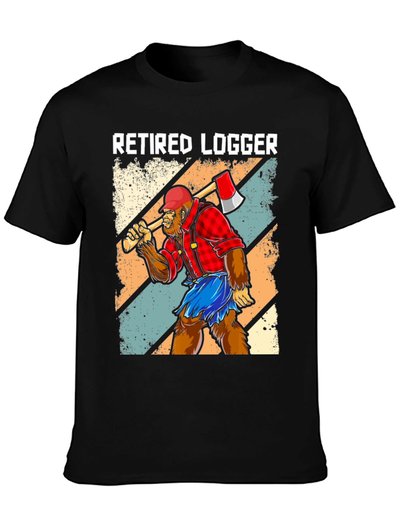 Retired Logger Bigfoot Graphic Tee