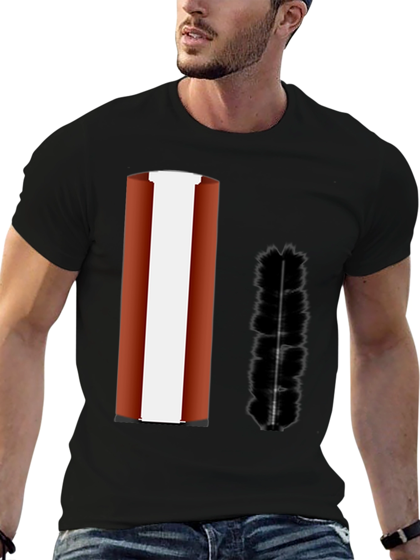 Funny Chimney Sweep Black T-Shirt