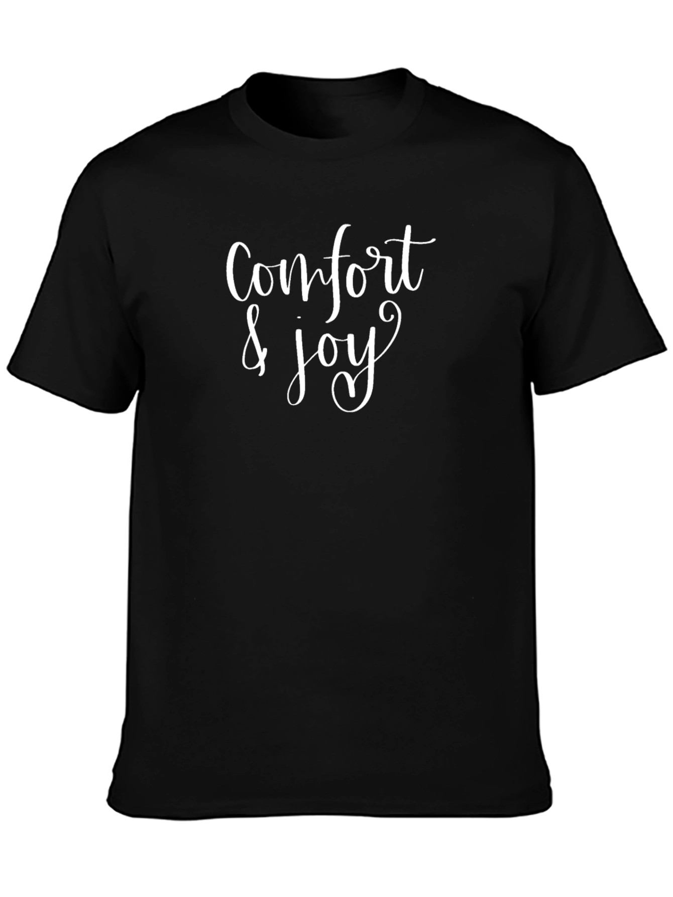 Comfort & Joy Black Crew Neck T-Shirt