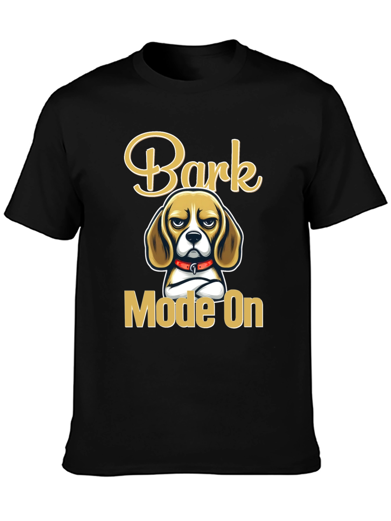 Bark Mode On Graphic Tee - Beagle Dog Lover