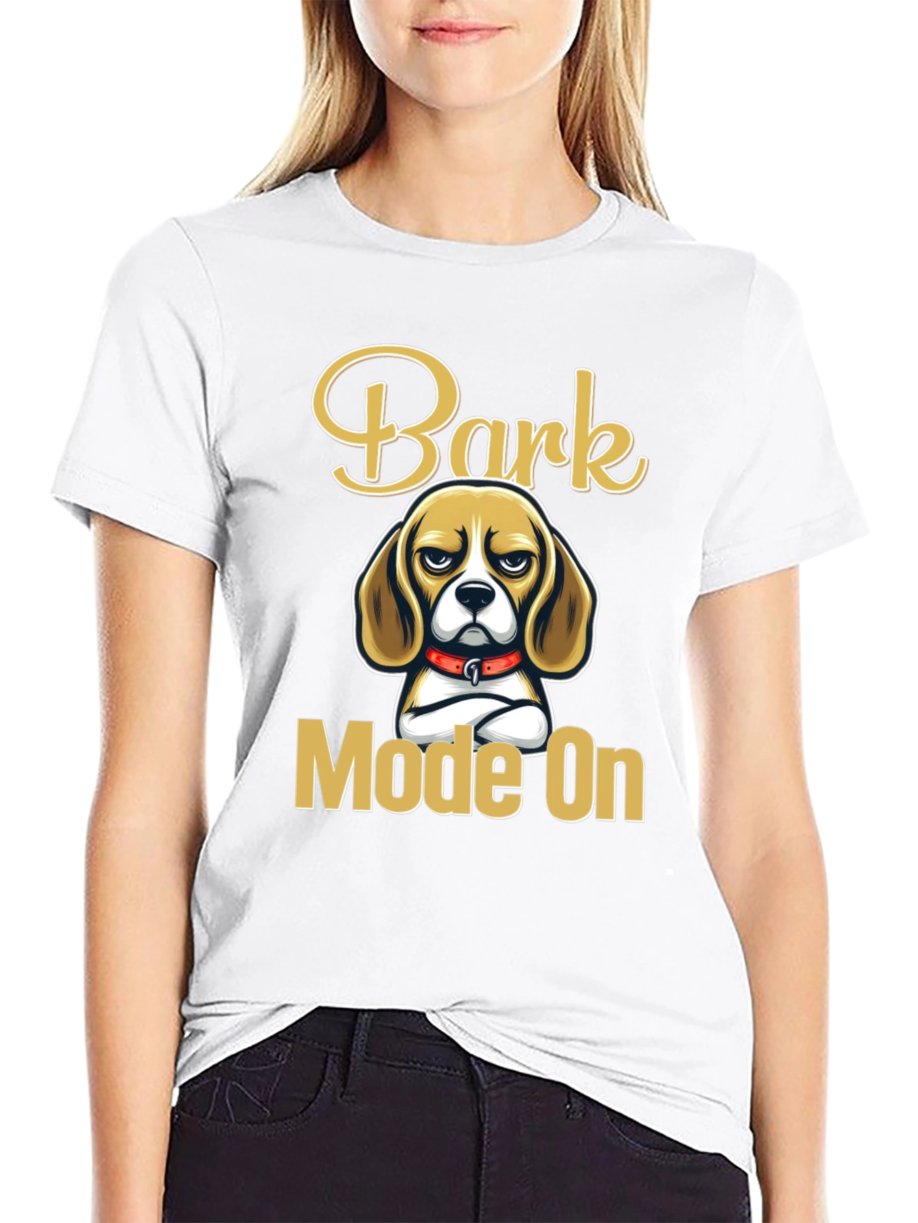 Bark Mode On Graphic Tee - Beagle Dog Lover
