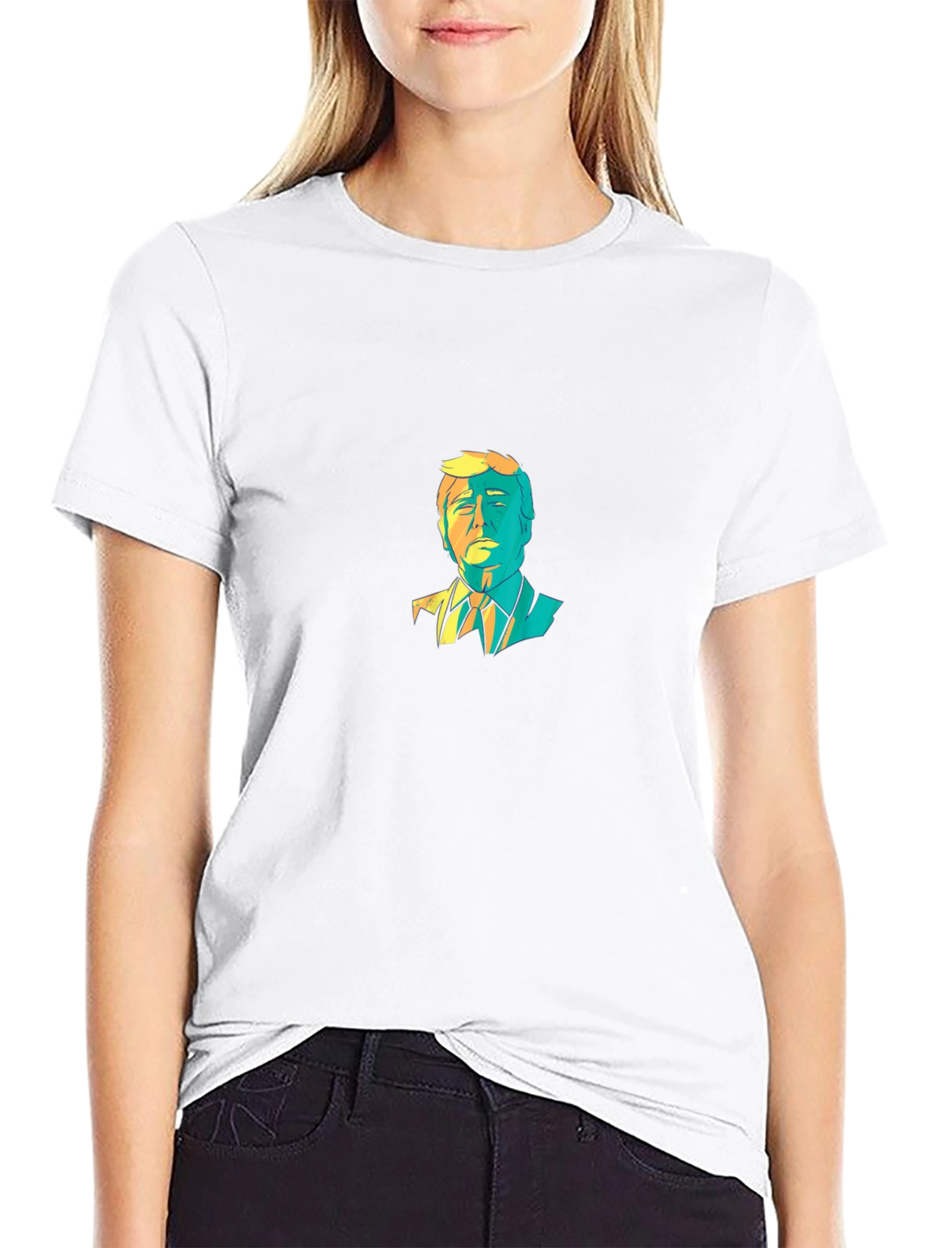 Trump Graphic Tee - Bold Political Statement T-Shirt