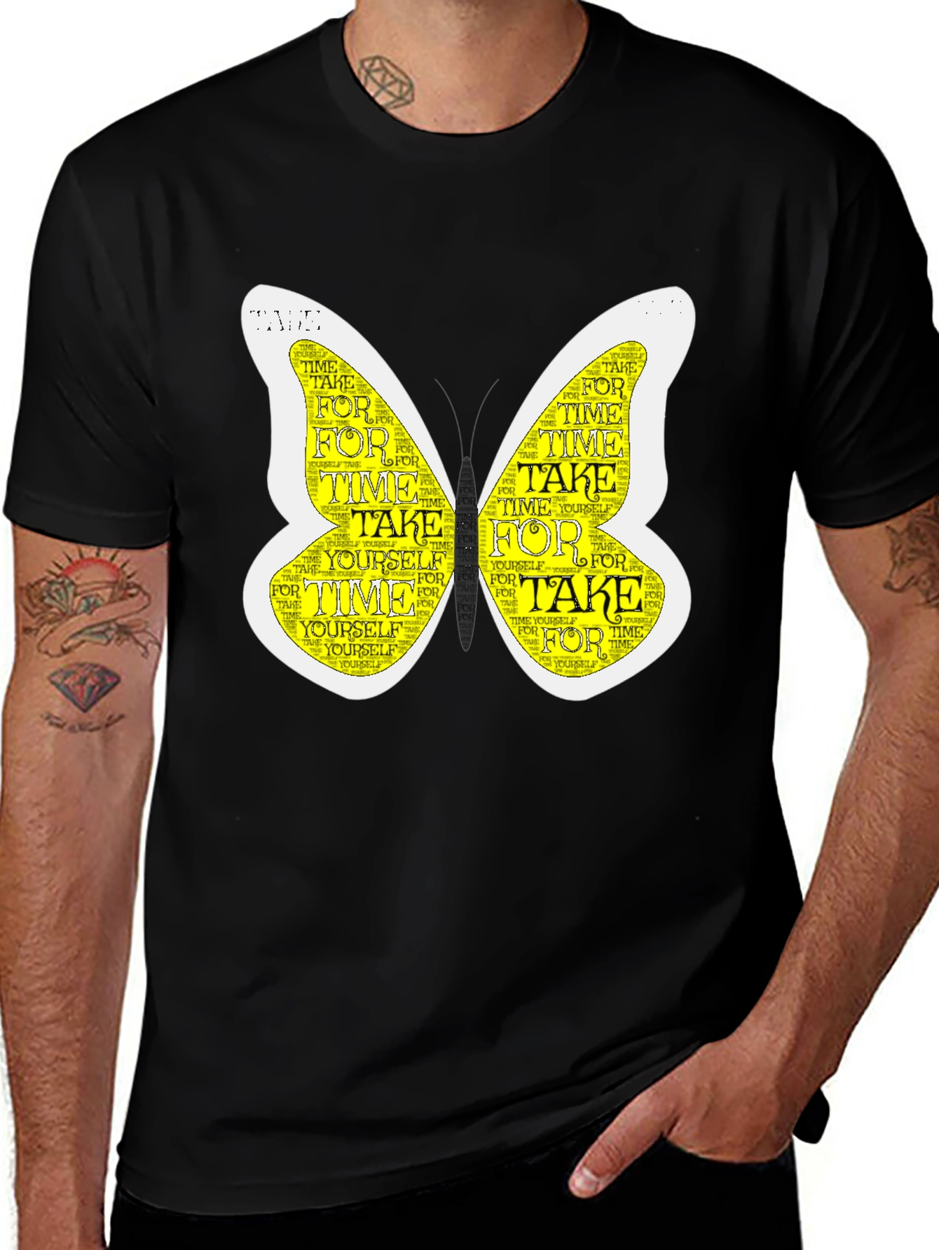 Butterfly Time T-Shirt - Take Time For Yourself