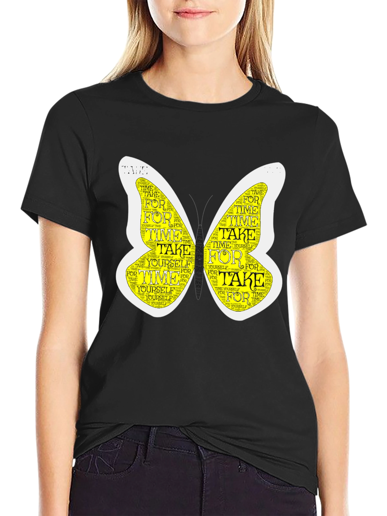 Butterfly Time T-Shirt - Take Time For Yourself