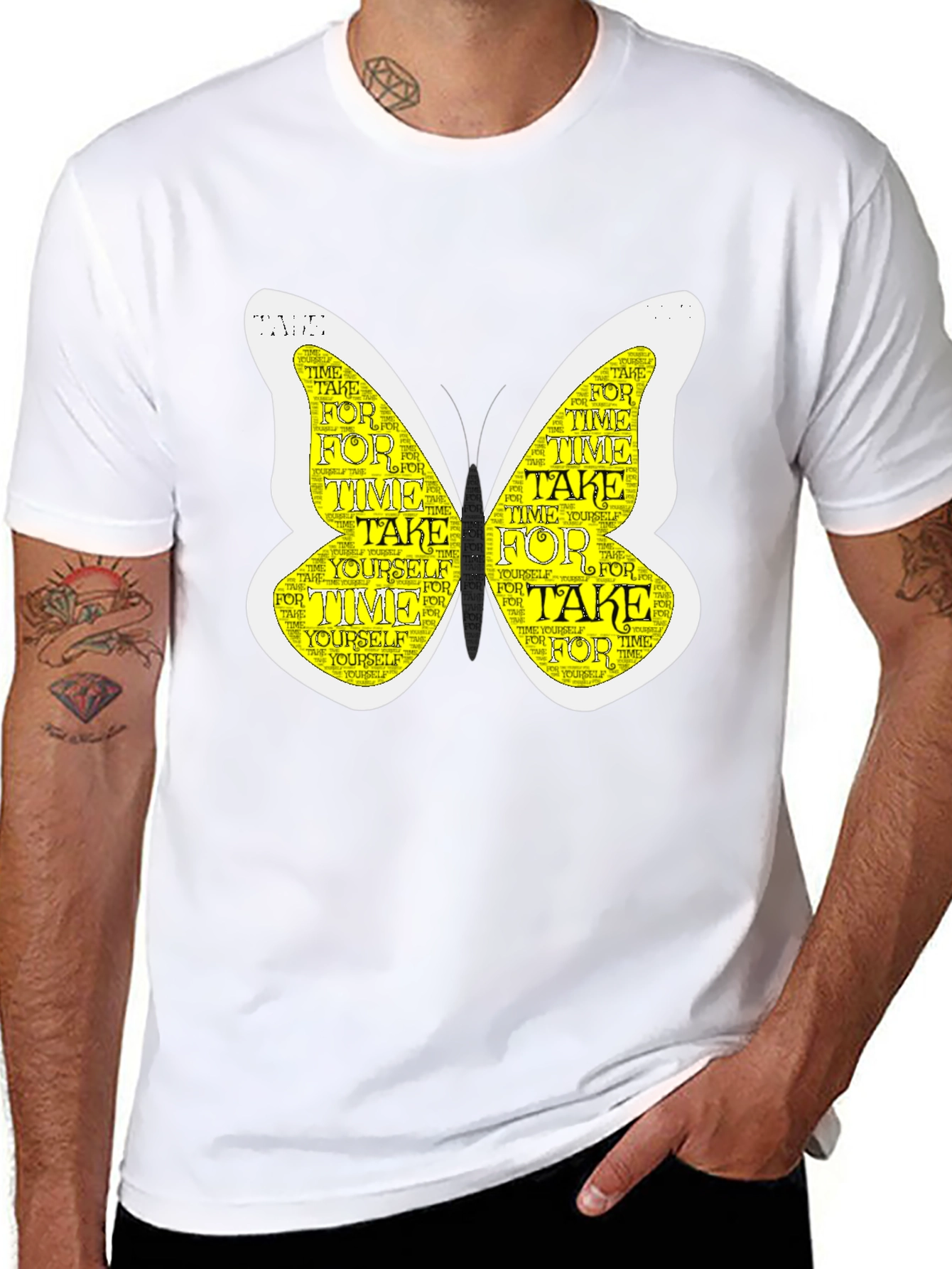 Butterfly Time T-Shirt - Take Time For Yourself