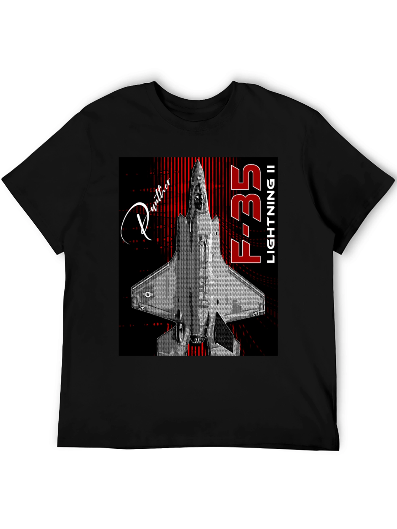 F-35 Lightning II Jet Fighter Graphic T-Shirt