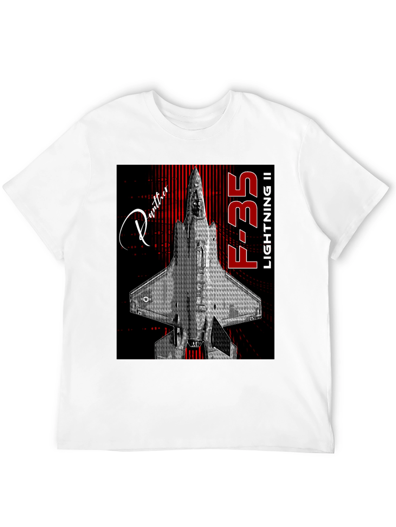 F-35 Lightning II Jet Fighter Graphic T-Shirt
