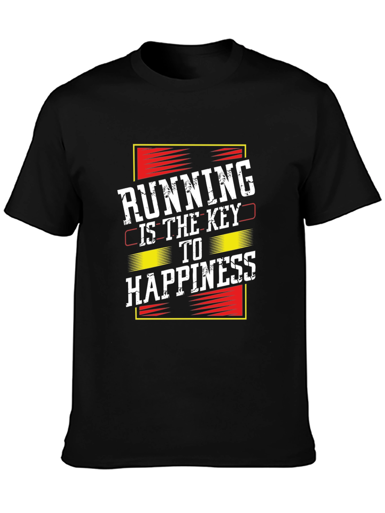 Running is the Key to Happiness Graphic Tee
