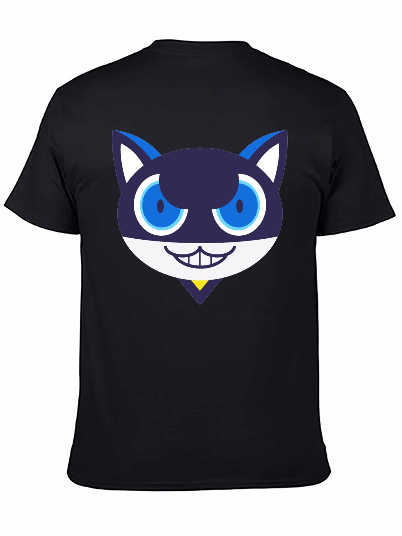 Morgana Cat Persona 5 Inspired Black T-Shirt