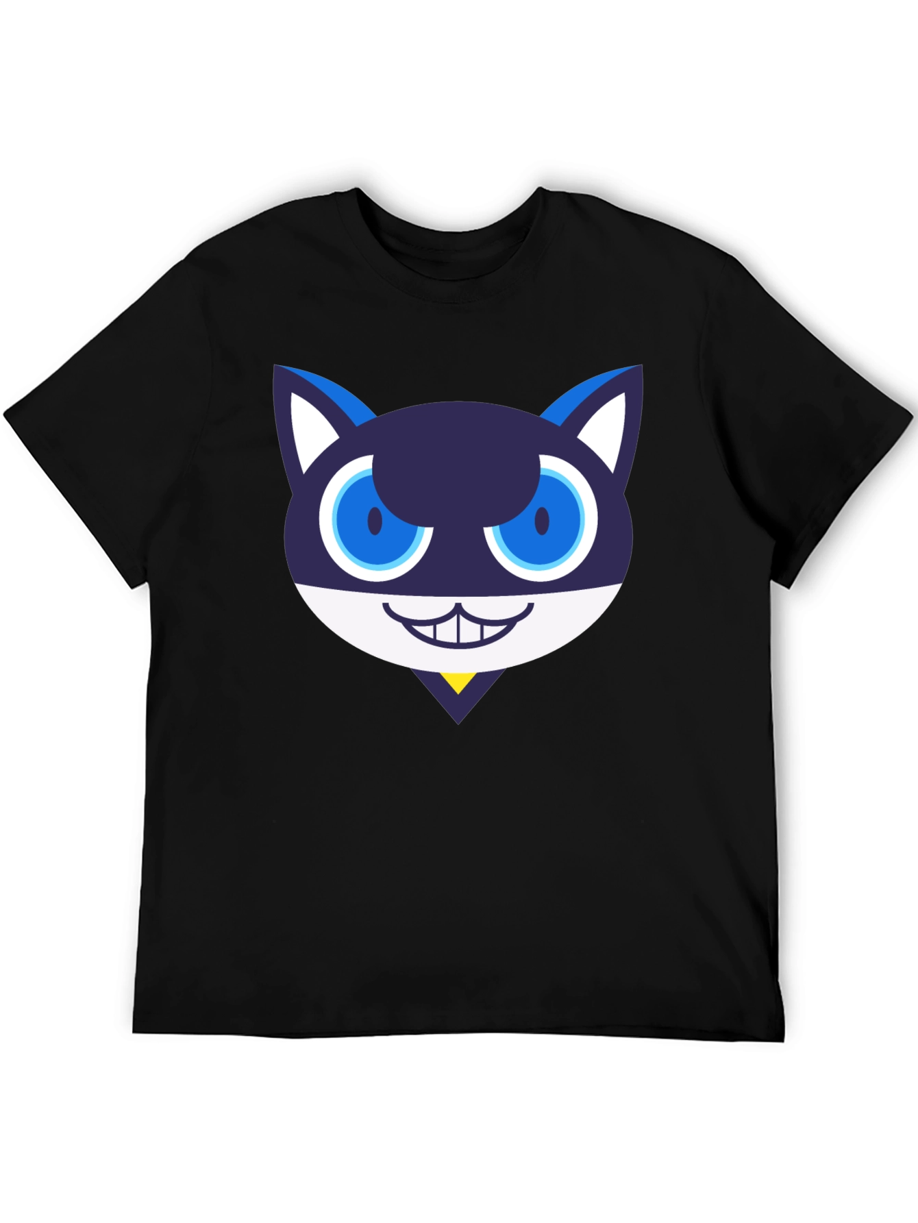 Morgana Cat Persona 5 Inspired Black T-Shirt