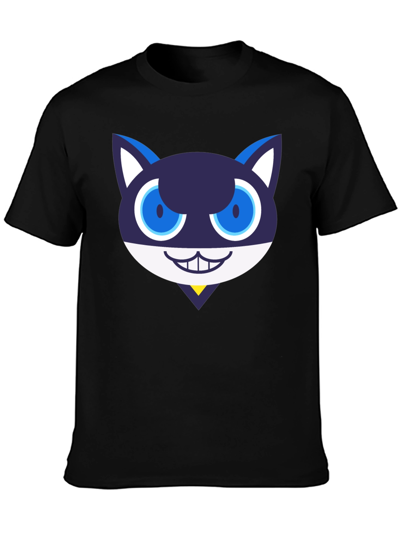 Morgana Cat Persona 5 Inspired Black T-Shirt