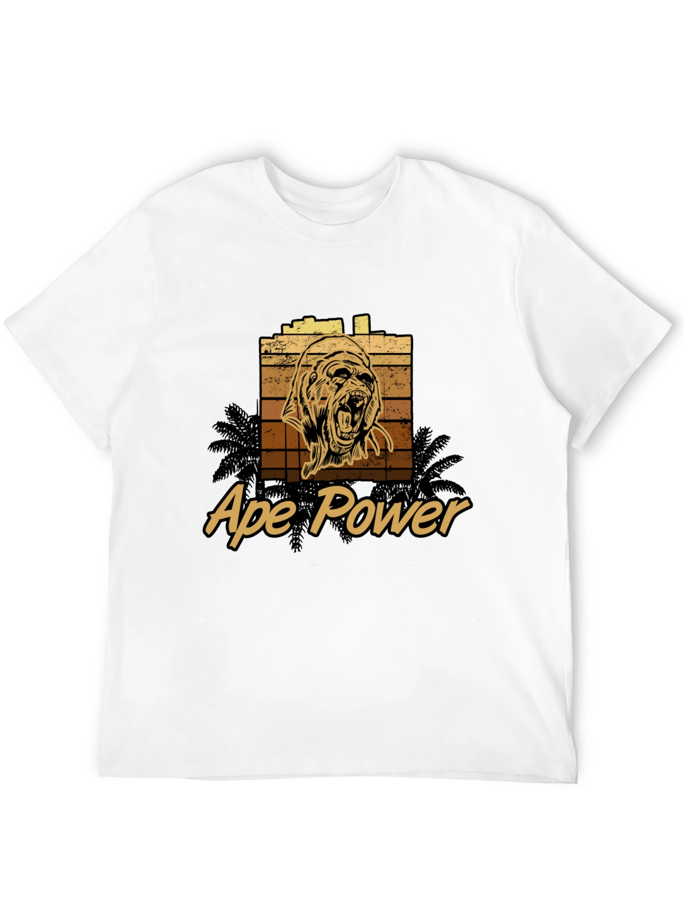 Ape Power Graphic Tee - Black