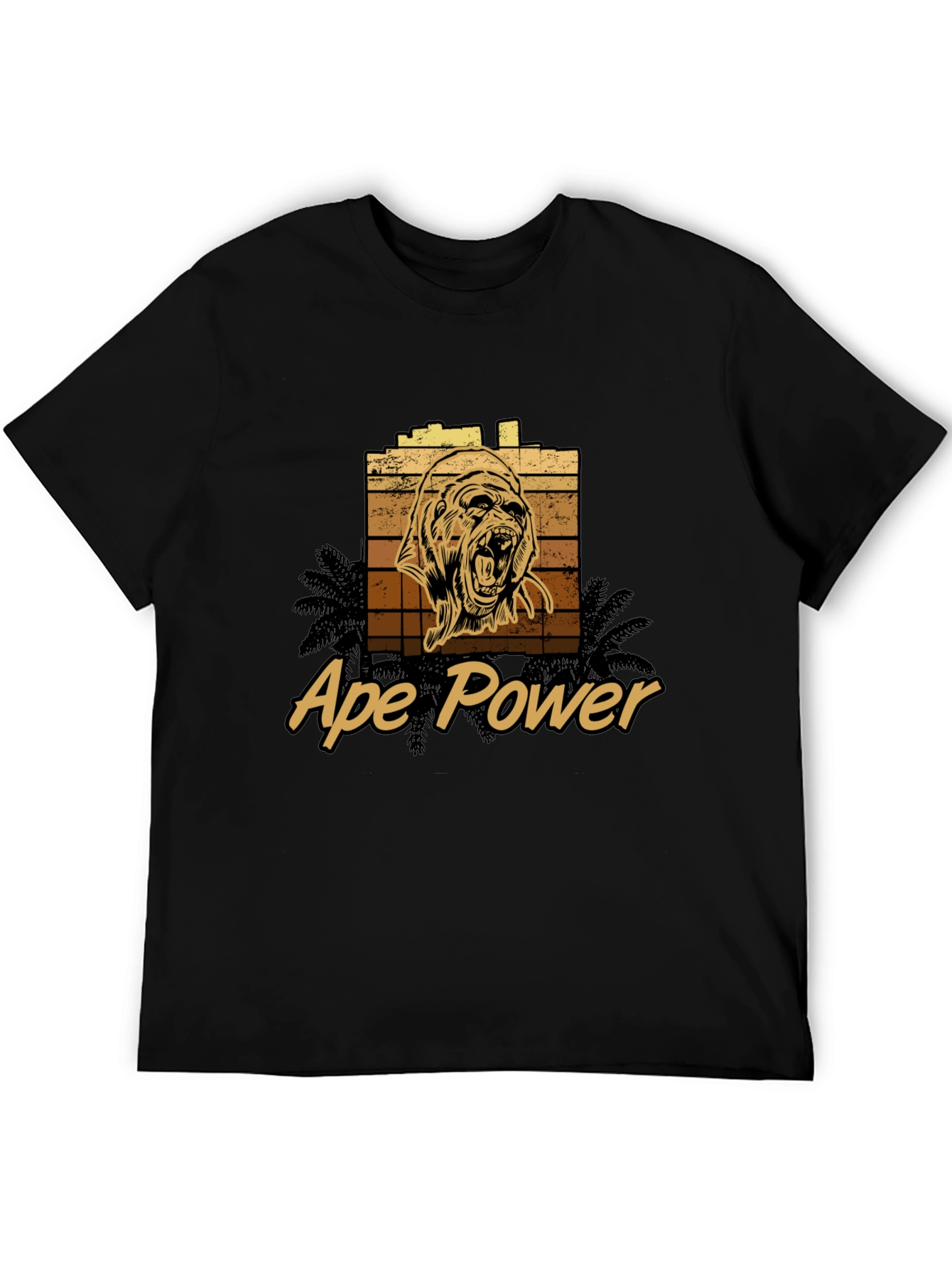 Ape Power Graphic Tee - Black