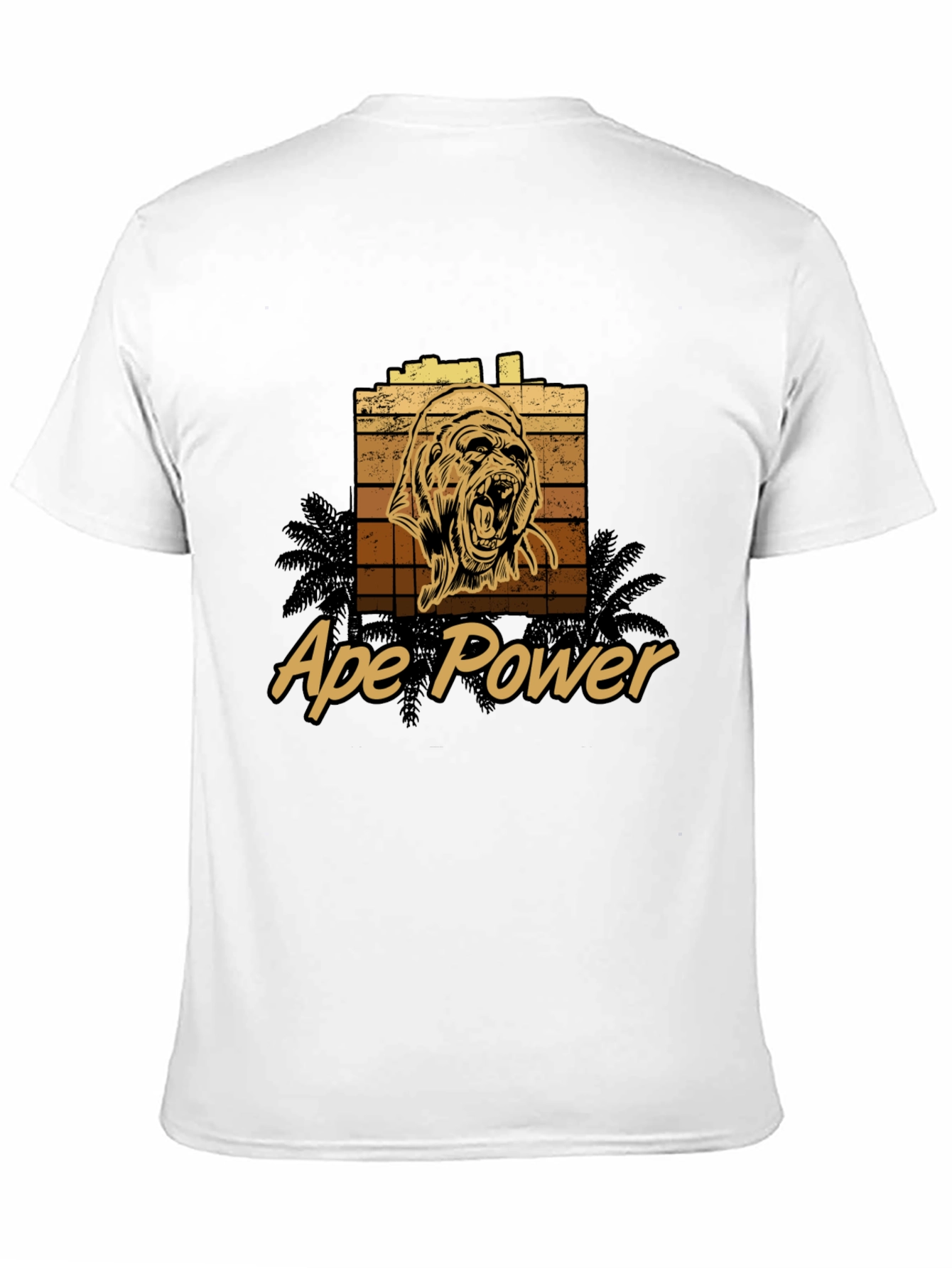 Ape Power Graphic Tee - Black
