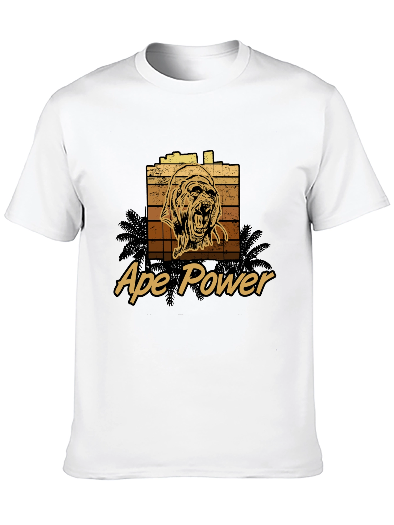 Ape Power Graphic Tee - Black