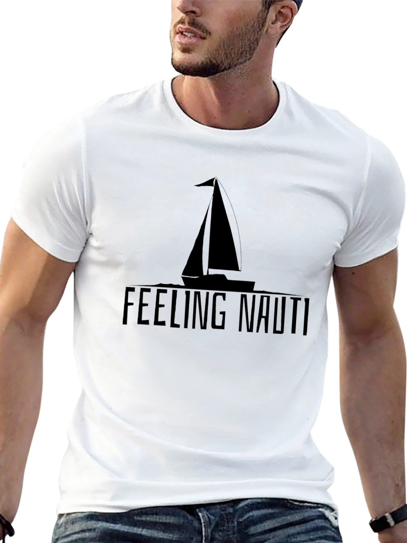 Feeling Nauti Graphic Tee - Black