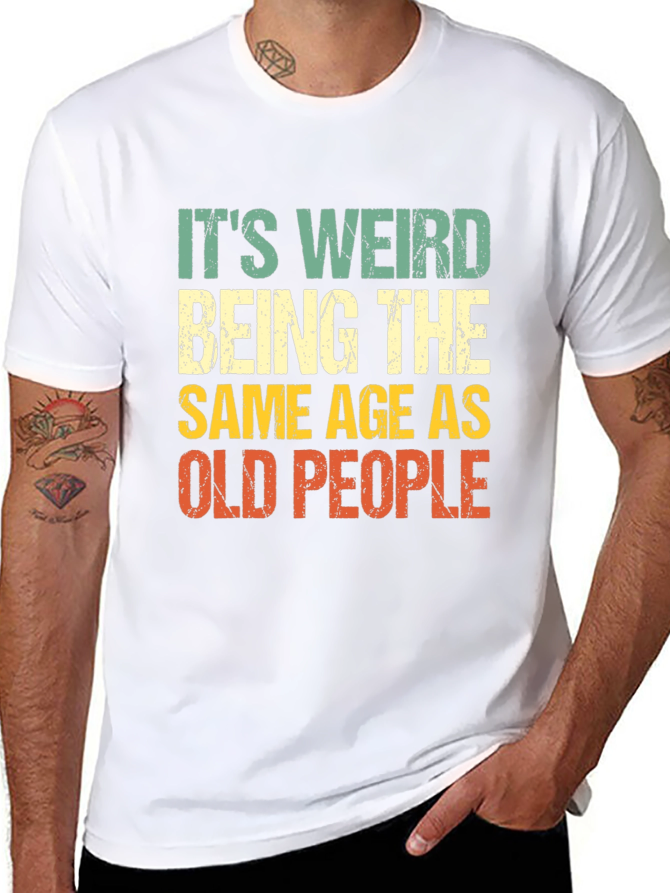 Funny Old People Graphic Tee