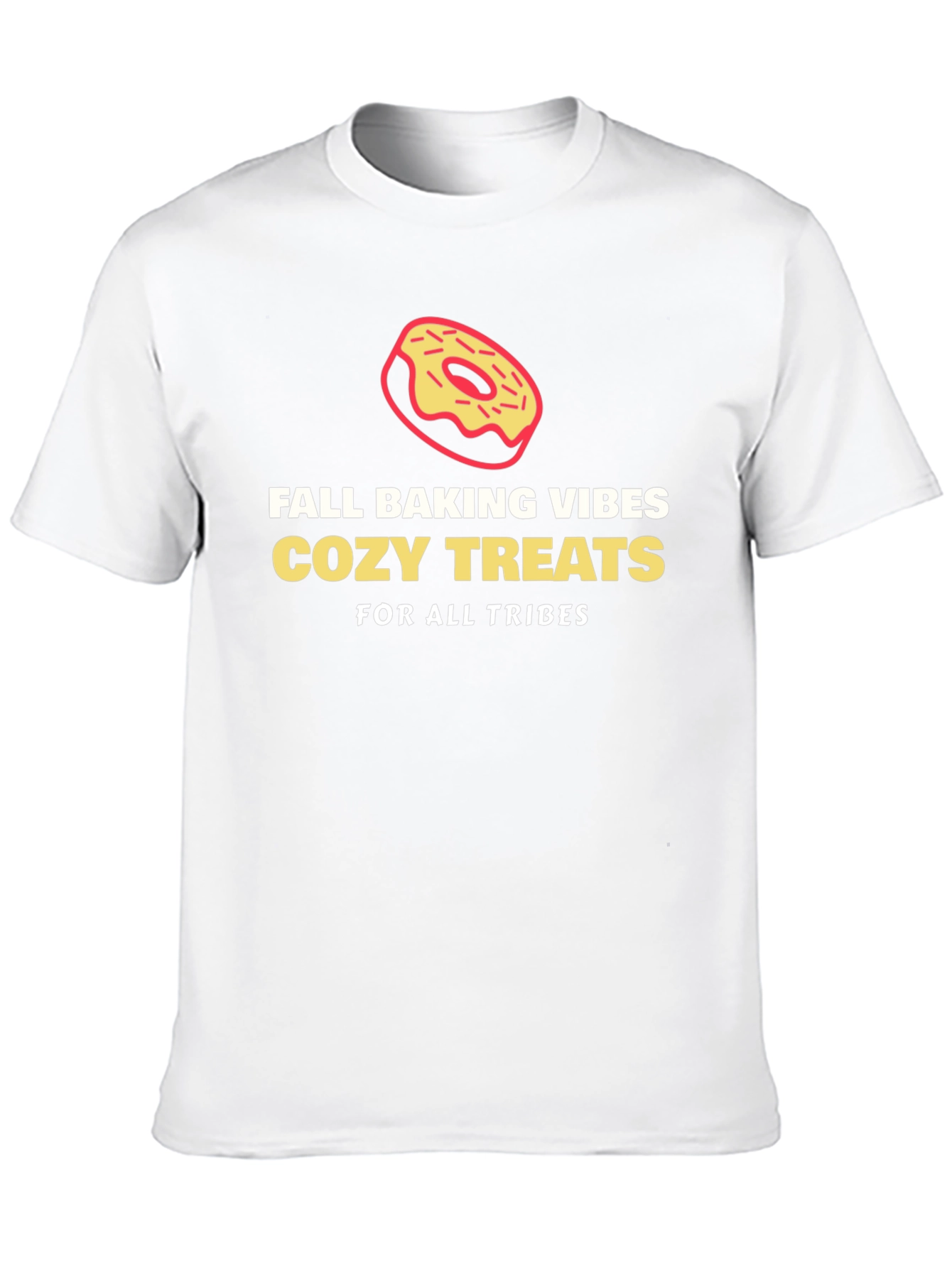 Fall Baking Vibes Cozy Treats Graphic T-Shirt