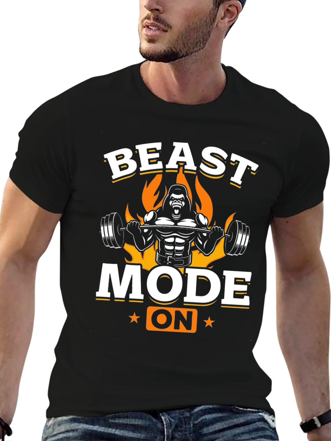 Beast Mode On Gorilla Gym T-Shirt