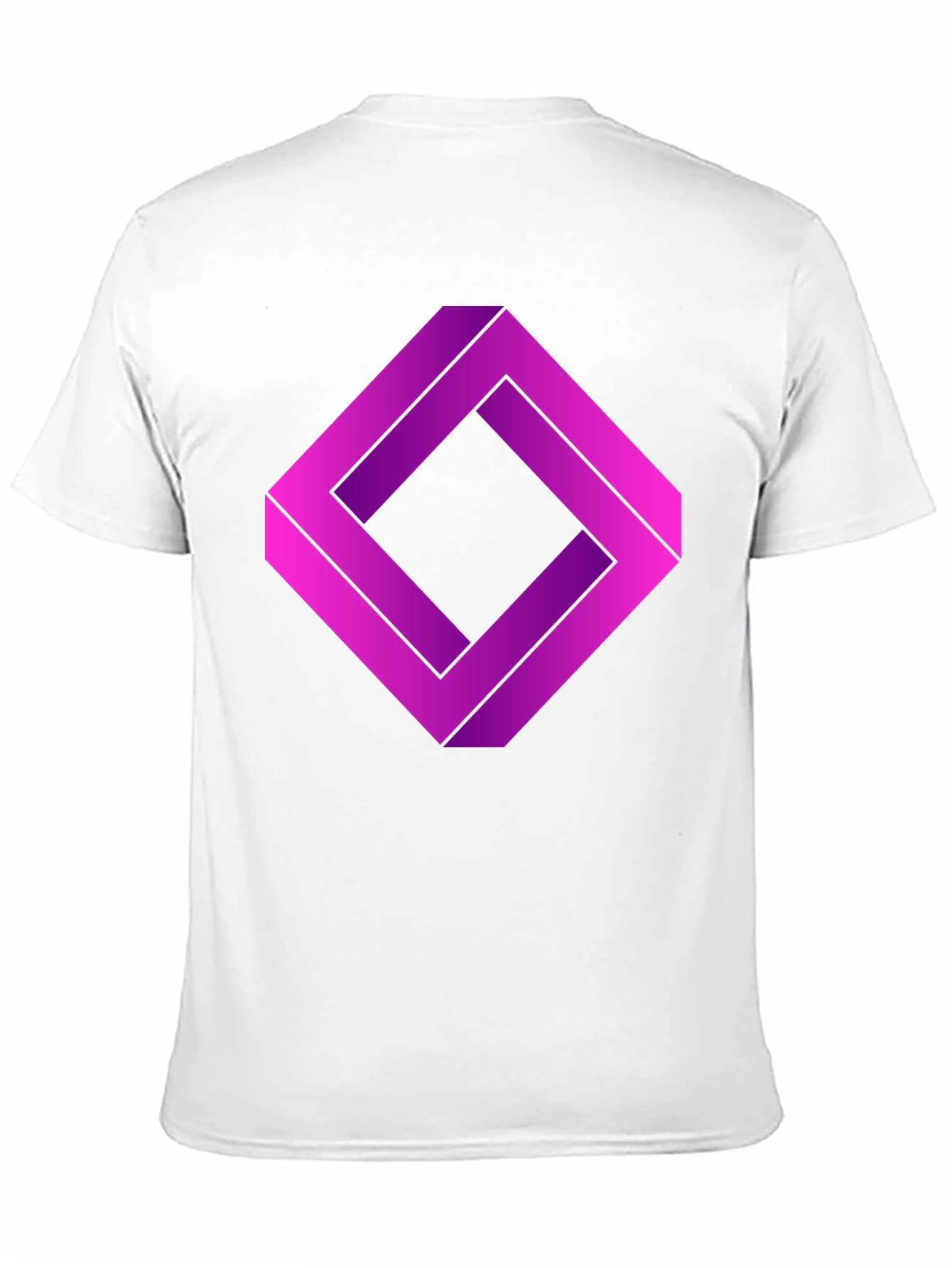 Impossible Square Graphic T-Shirt - Optical Illusion Tee