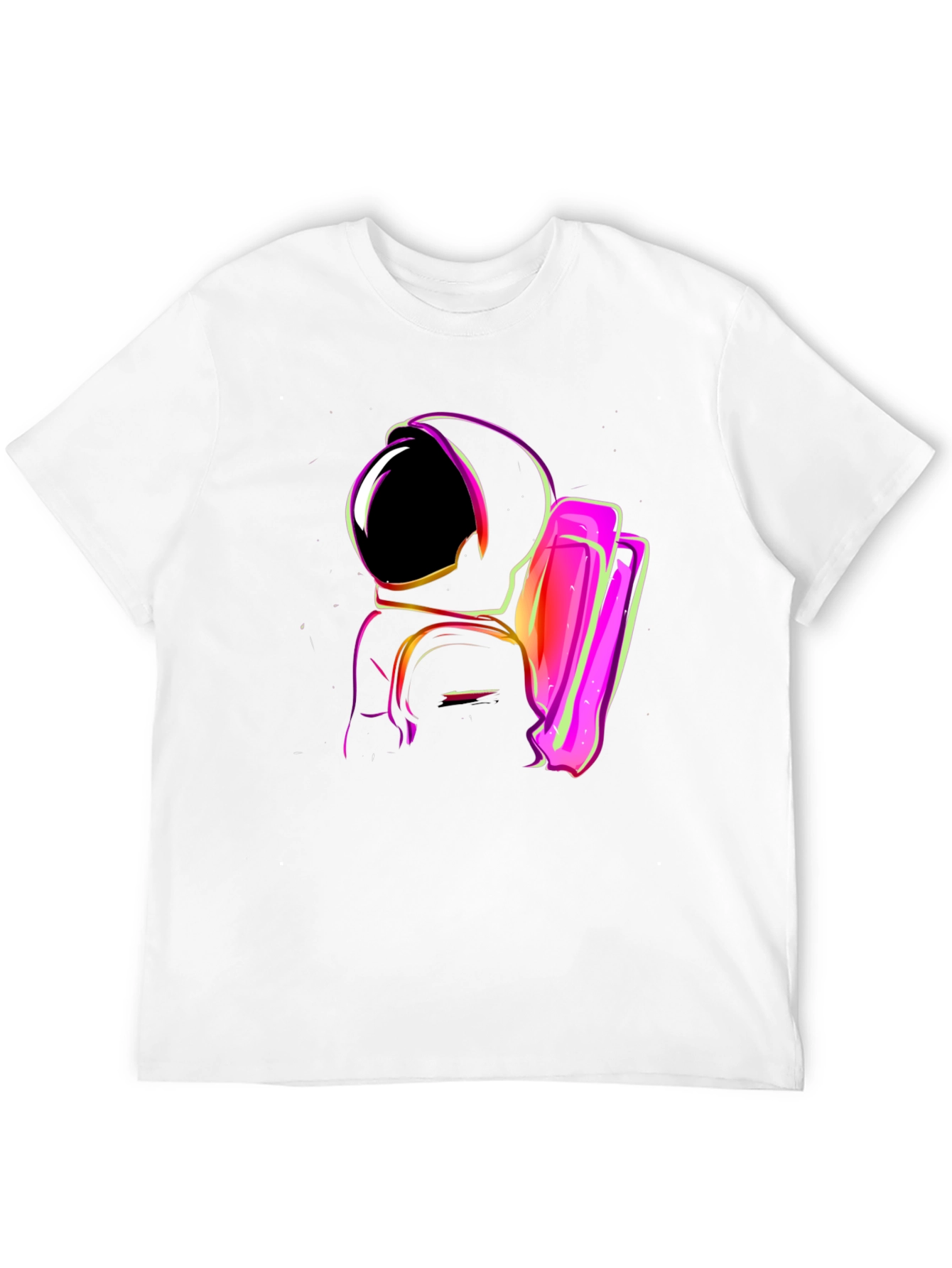 Neon Astronaut Graphic Tee