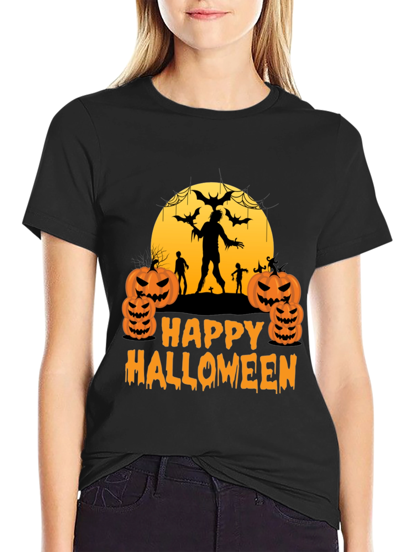 Happy Halloween Graphic T-Shirt