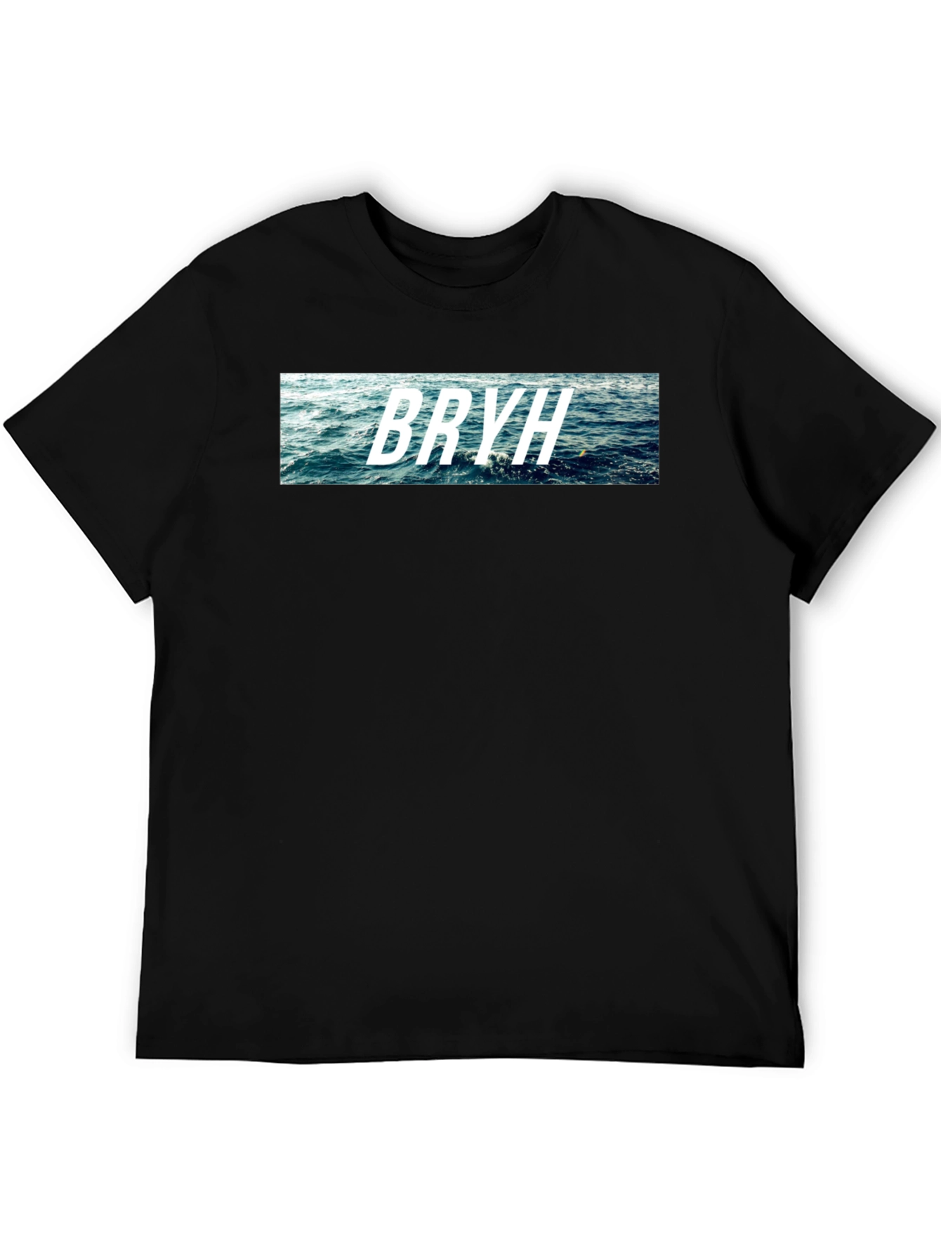 BRYH Ocean Graphic Black T-Shirt