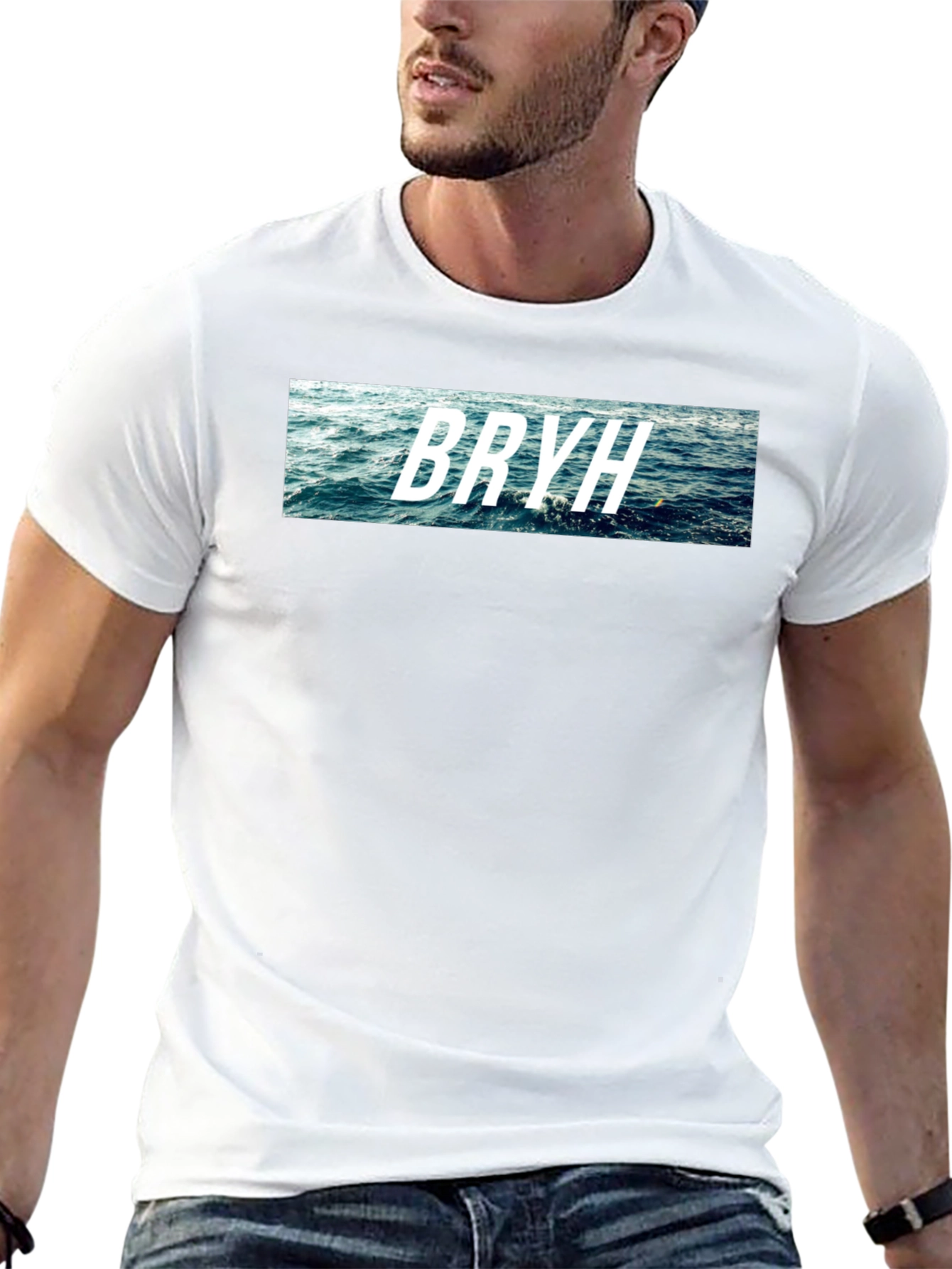 BRYH Ocean Graphic Black T-Shirt