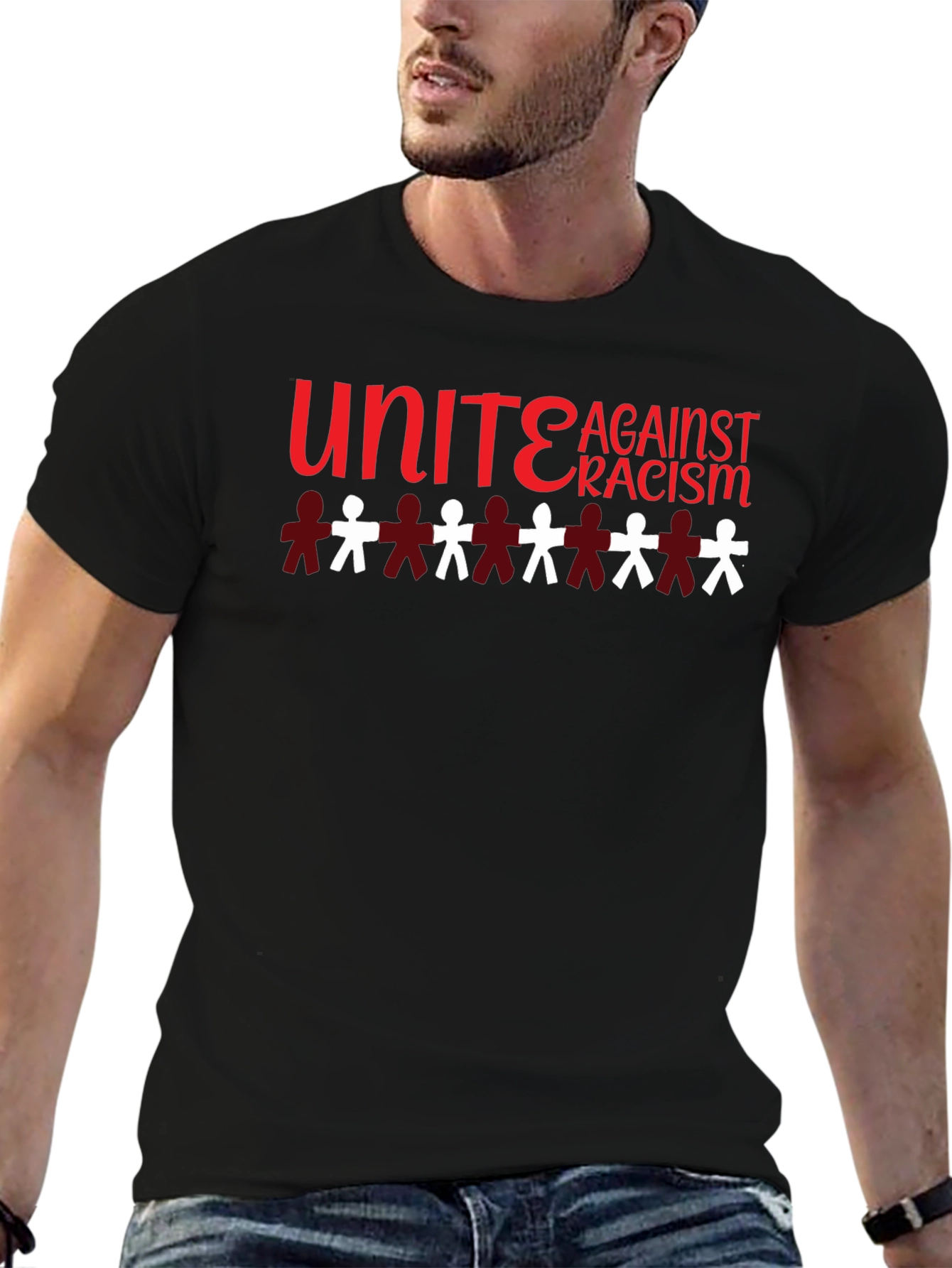 Unite Against Racism Graphic T-Shirt