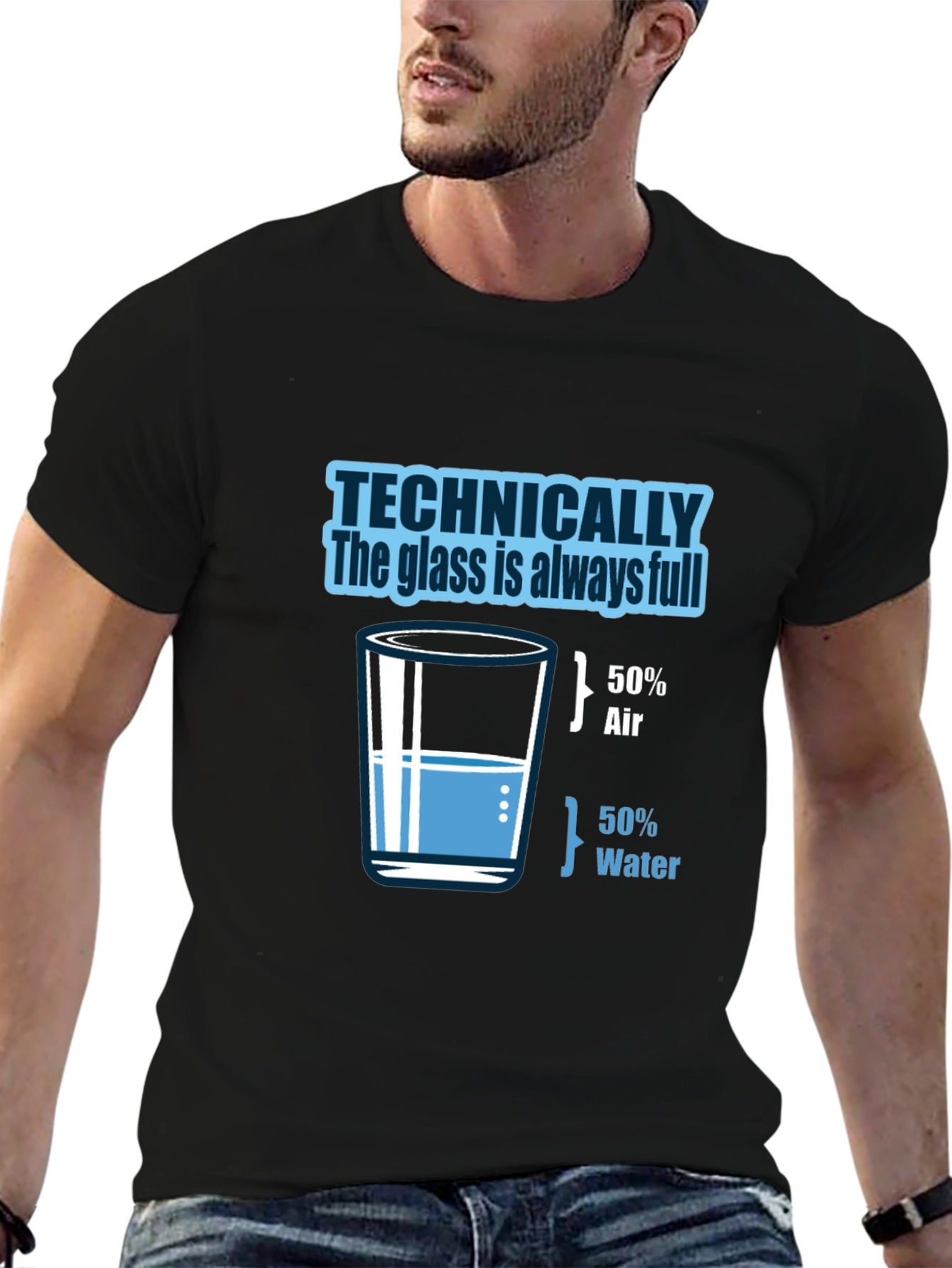 Technically Full Glass T-Shirt