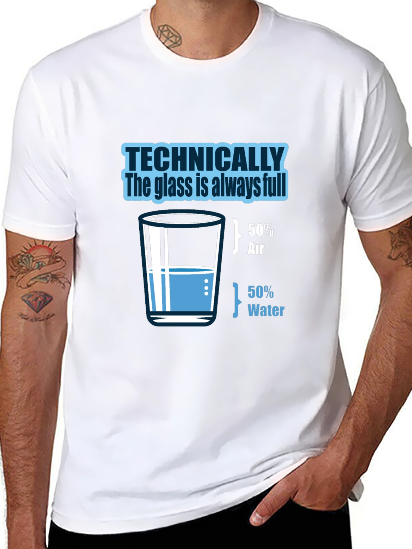 Technically Full Glass T-Shirt