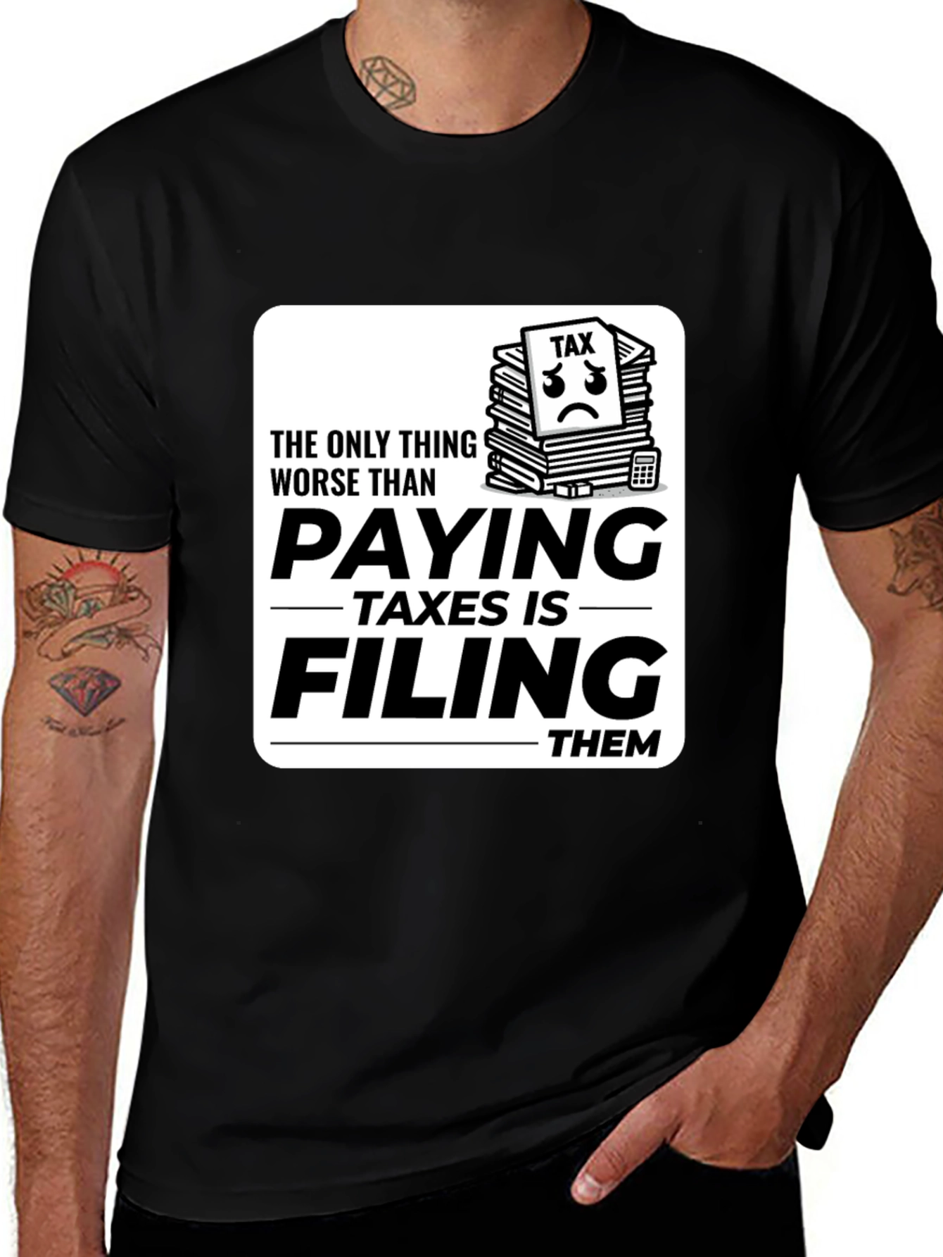 Tax Season T-Shirt - Funny Filing Taxes Tee