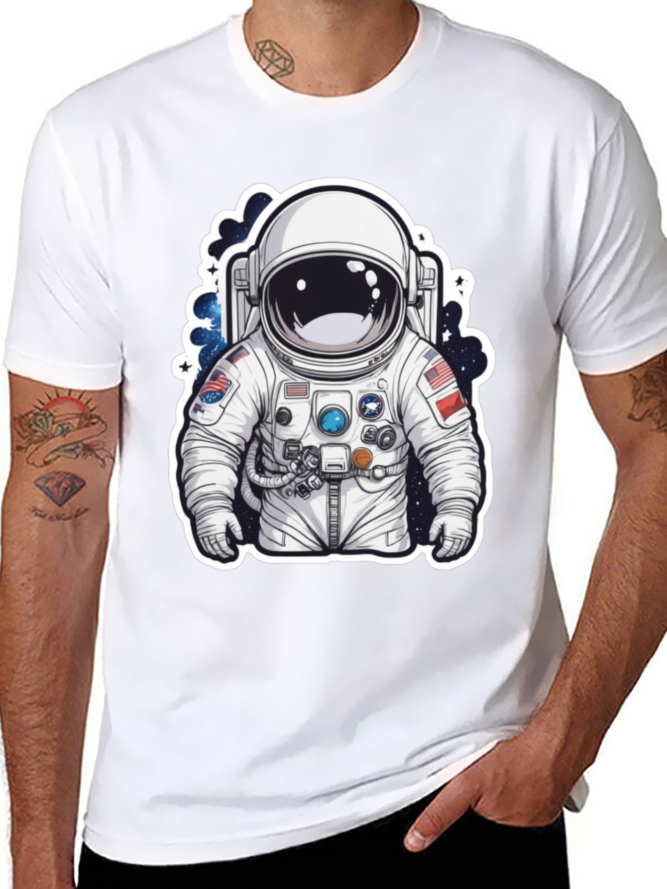 Astronaut Graphic T-Shirt - Space Explorer Tee